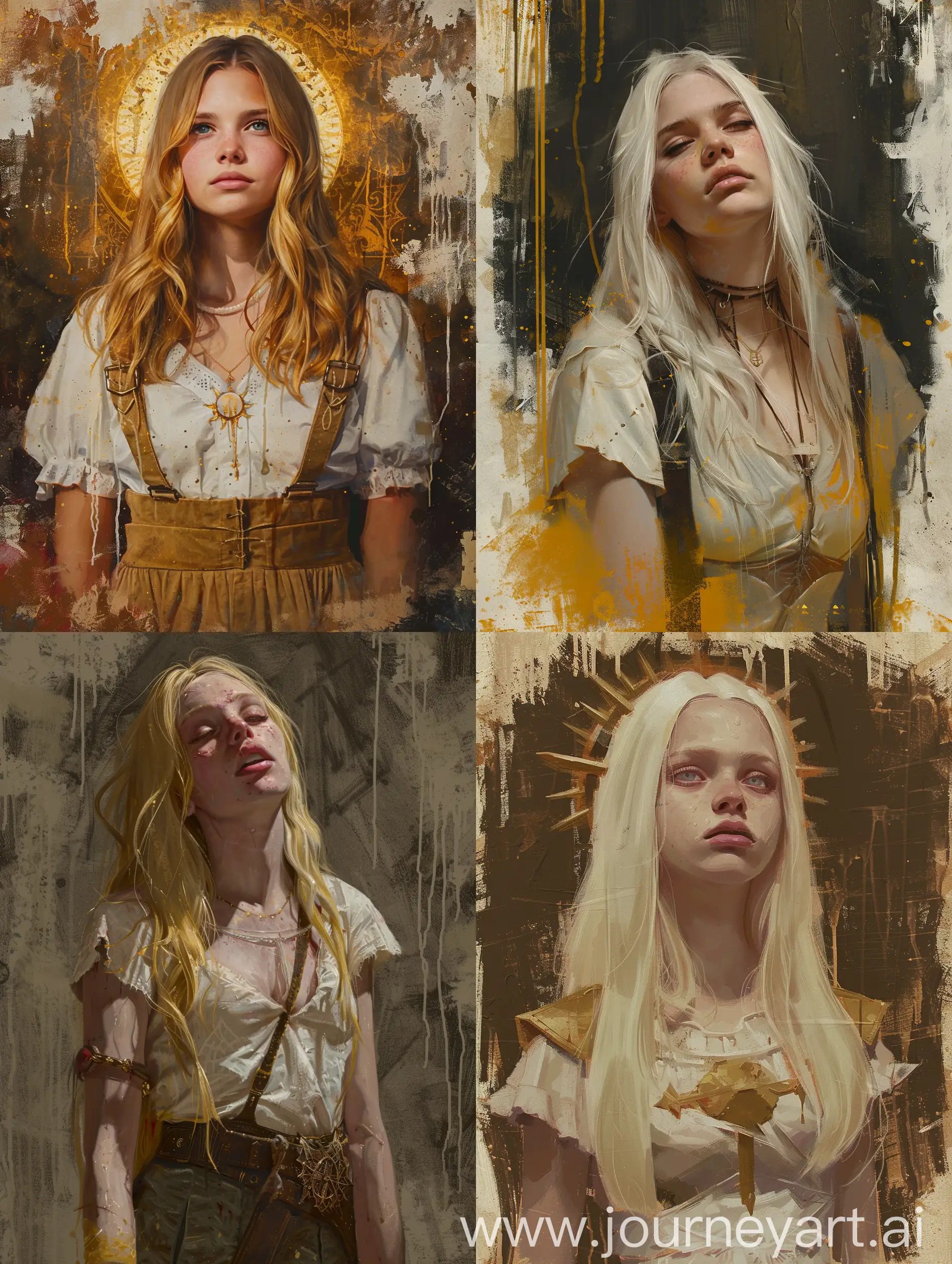 Blonde-Warrior-Maiden-Supernatural-Fantasy-Portrait-in-Impasto-Baroque-Style
