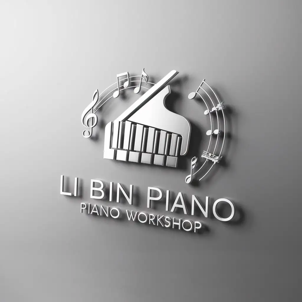 LOGO-Design-For-Li-Bin-Piano-Workshop-Elegant-Steel-Piano-and-Musical-Notes-Theme