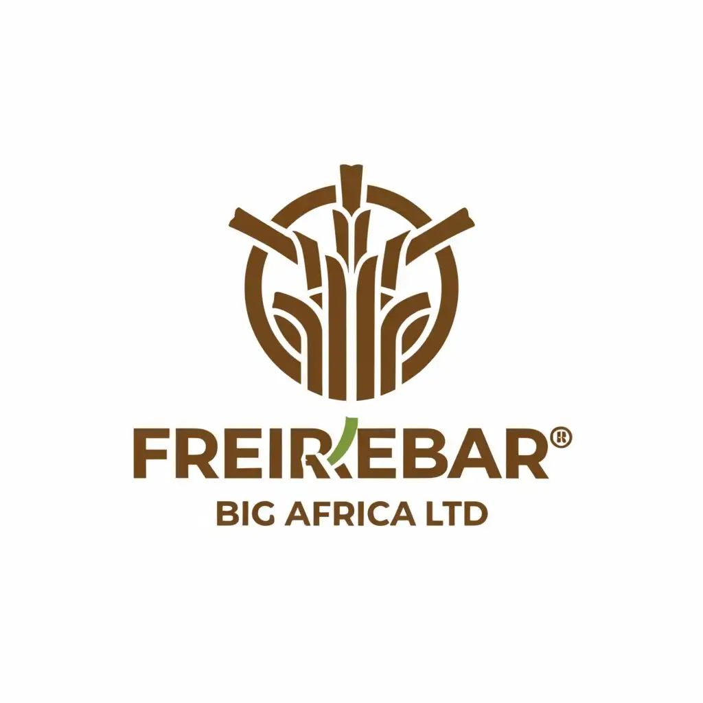 a logo design,with the text "FREIREBAR BIG AFRICA LTD", main symbol:BAMBOO,complex,clear background