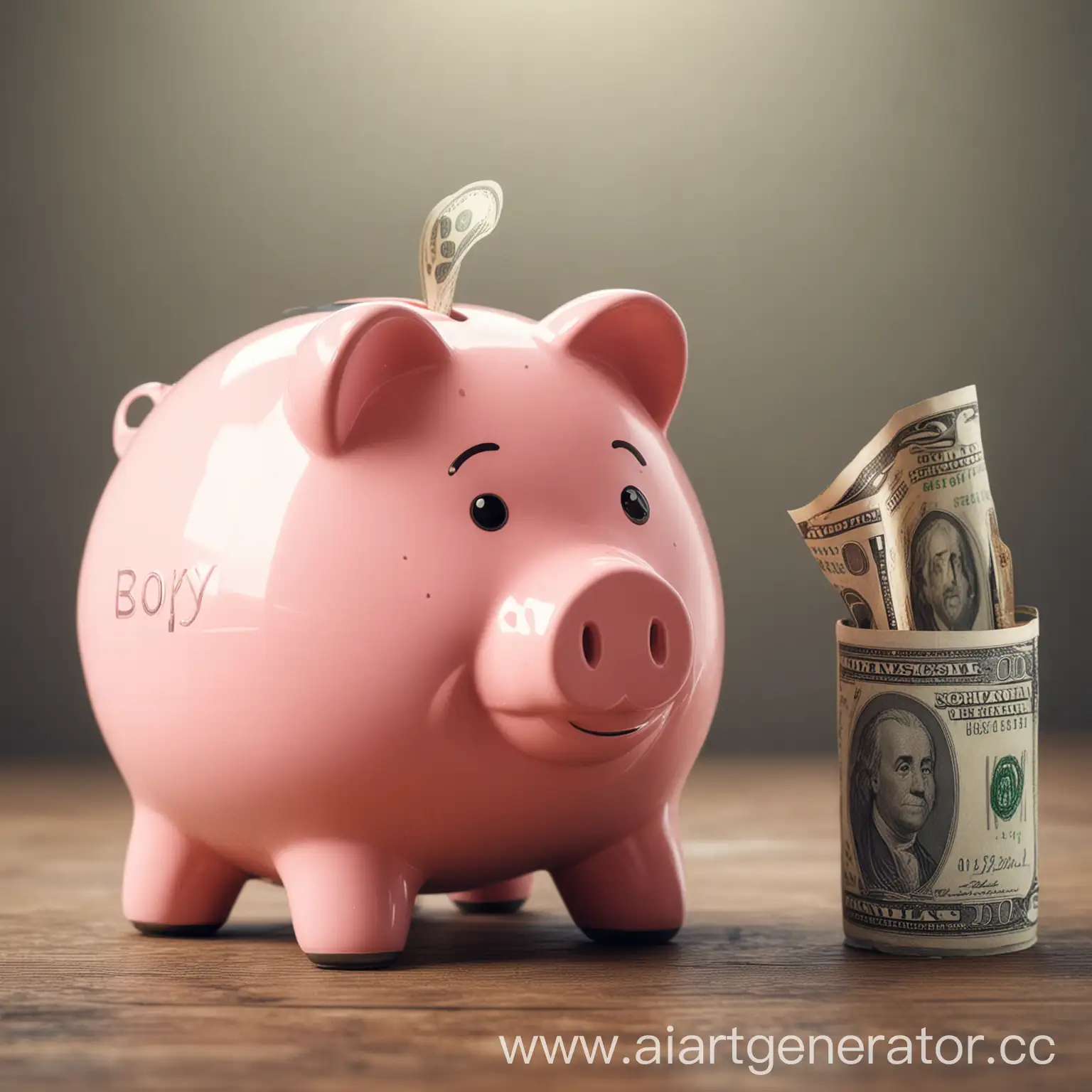 Futuristic-Piggy-Bank-Digital-Currency-Savings-Concept