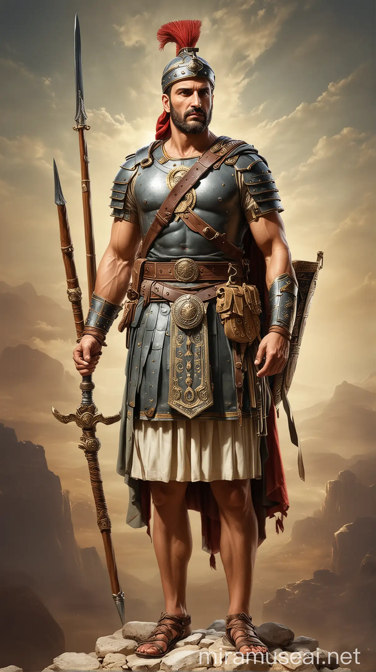 Leader of army in ancient world 