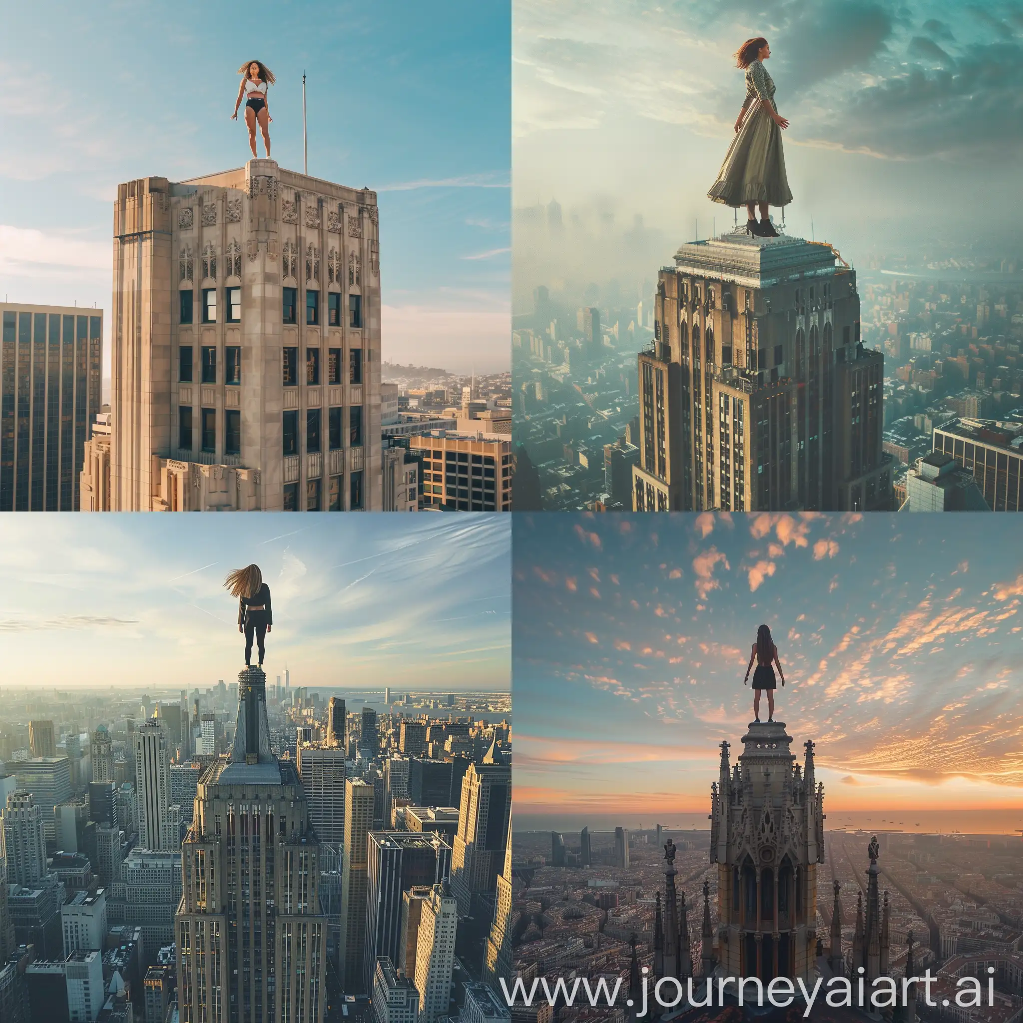 Woman-Standing-Victoriously-on-Top-of-a-Skyscraper-11-Aspect-Ratio