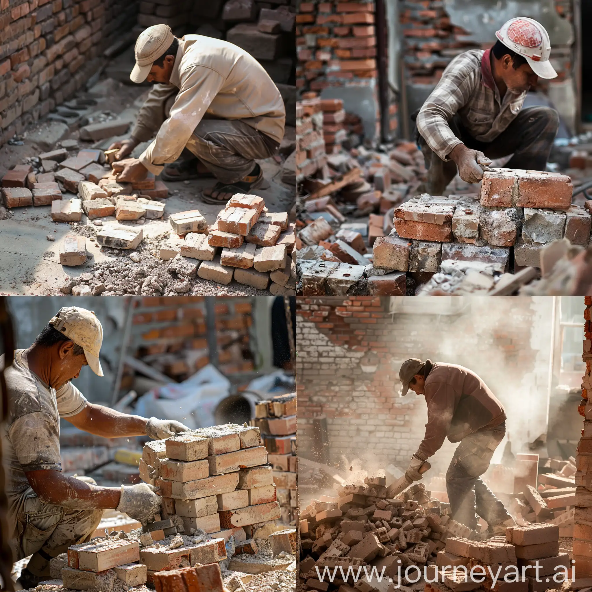 Worker-Moving-Bricks-in-Urban-Construction-Site