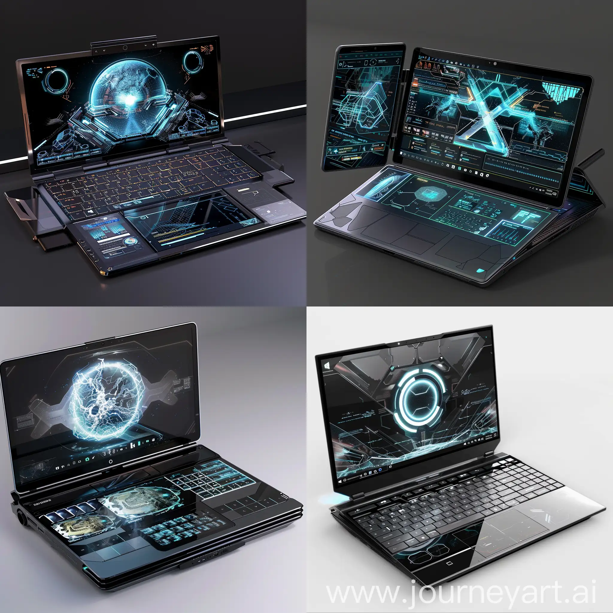Immersive-Futuristic-Laptop-with-DualScreen-Design-and-AI-Integration