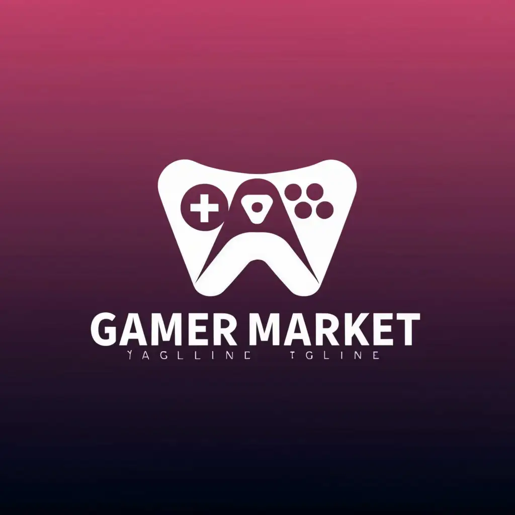 a logo design,with the text "Gamer Market", main symbol:Avito,Moderate,be used in Internet industry,clear background
