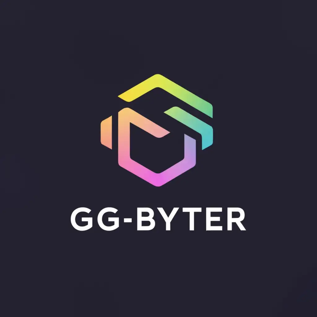 a logo design,with the text "GG-BYTER", main symbol:MODULE,Moderate,be used in Technology industry,clear background
