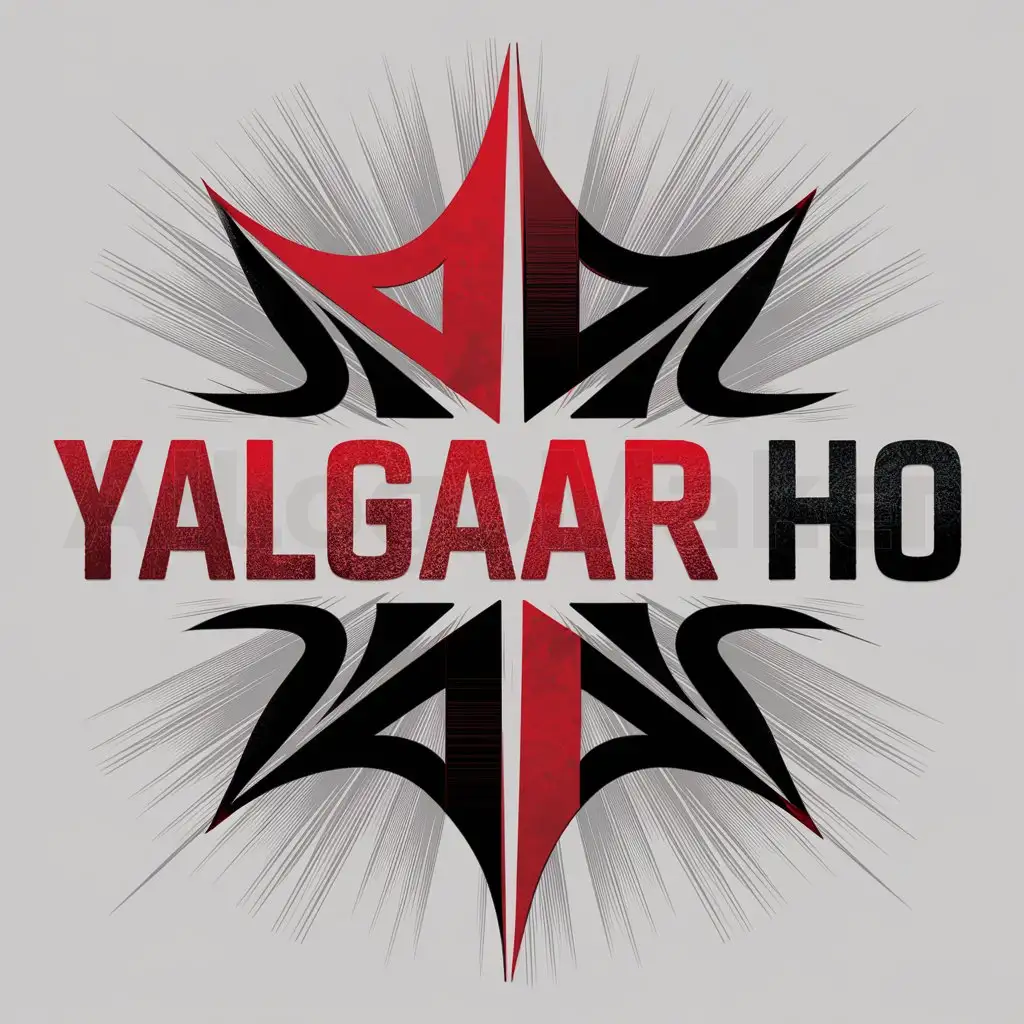 LOGO-Design-For-Yalgaar-Ho-Bold-Red-and-Black-Text-on-Clear-Background