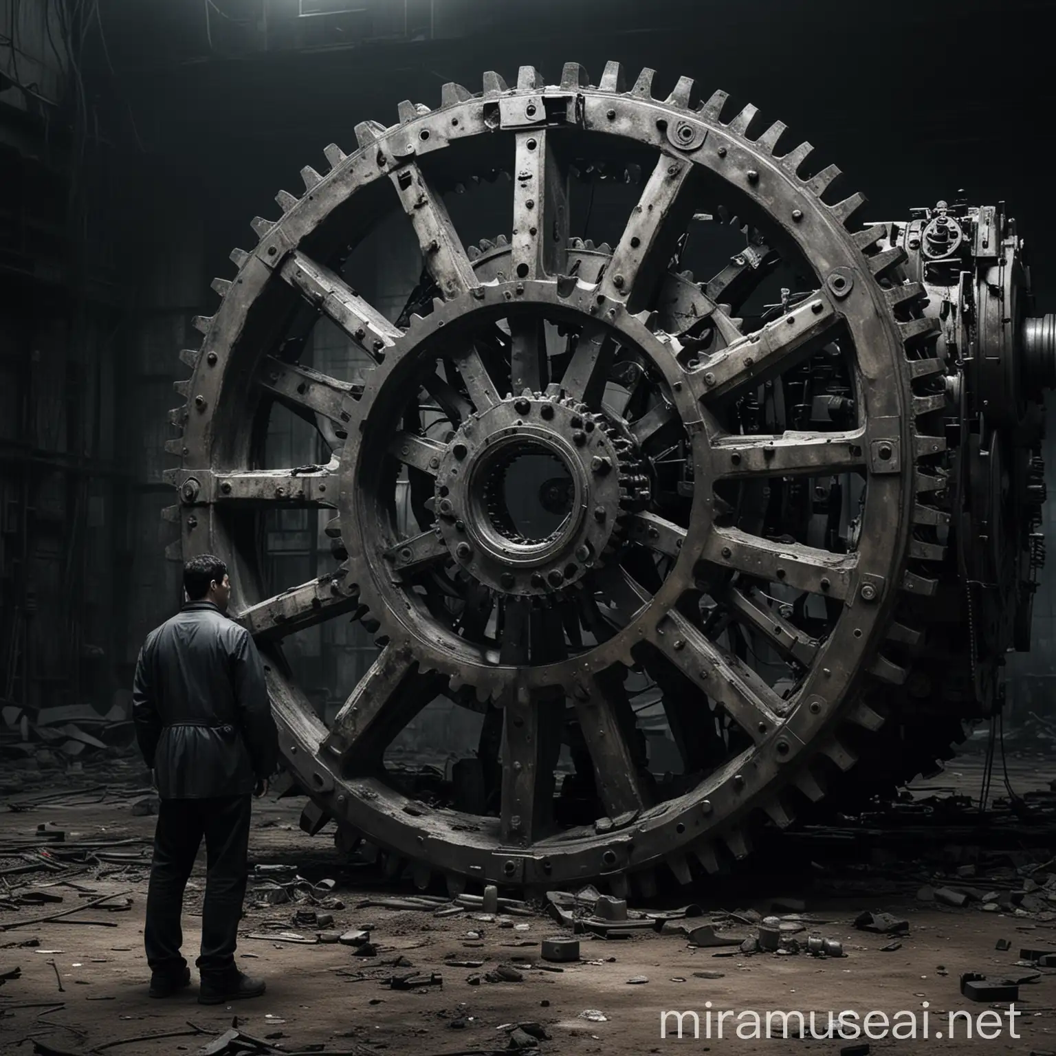 Humanity as Cogs in the Machinery of Technology A Dark and Sad Depiction