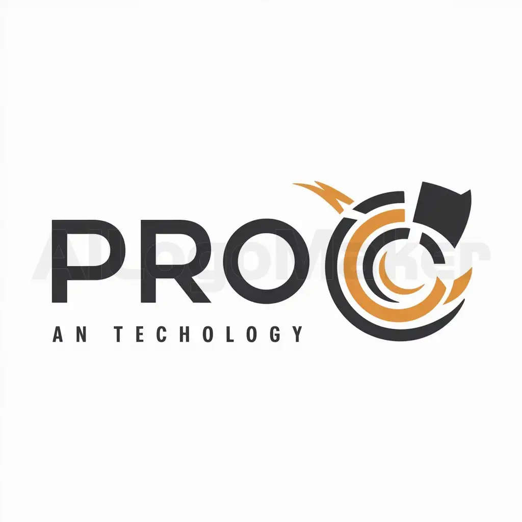 a logo design,with the text "Pro", main symbol:Axror,Moderate,be used in Technology industry,clear background