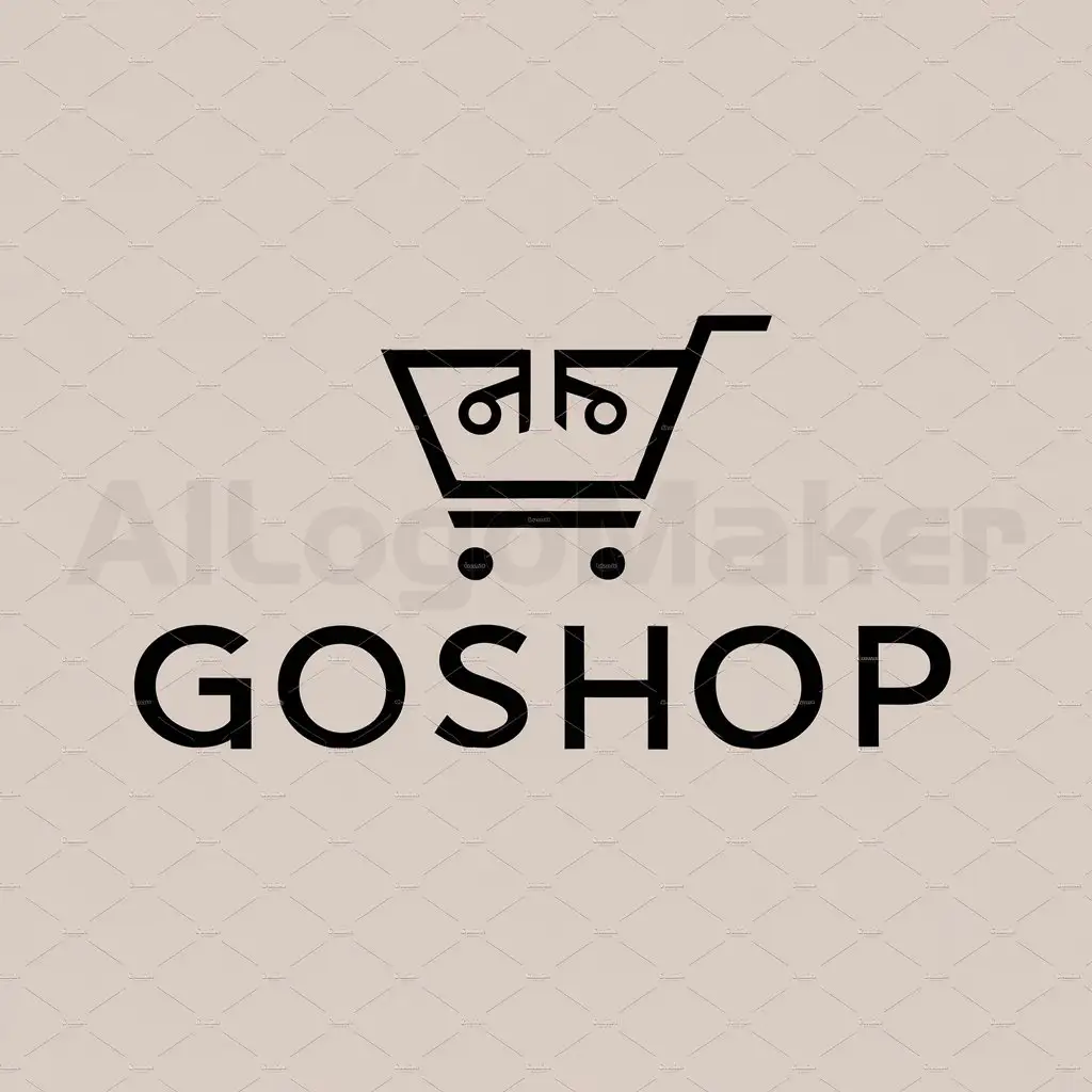 a logo design,with the text "GOShop", main symbol:GOShop,Moderate,clear background