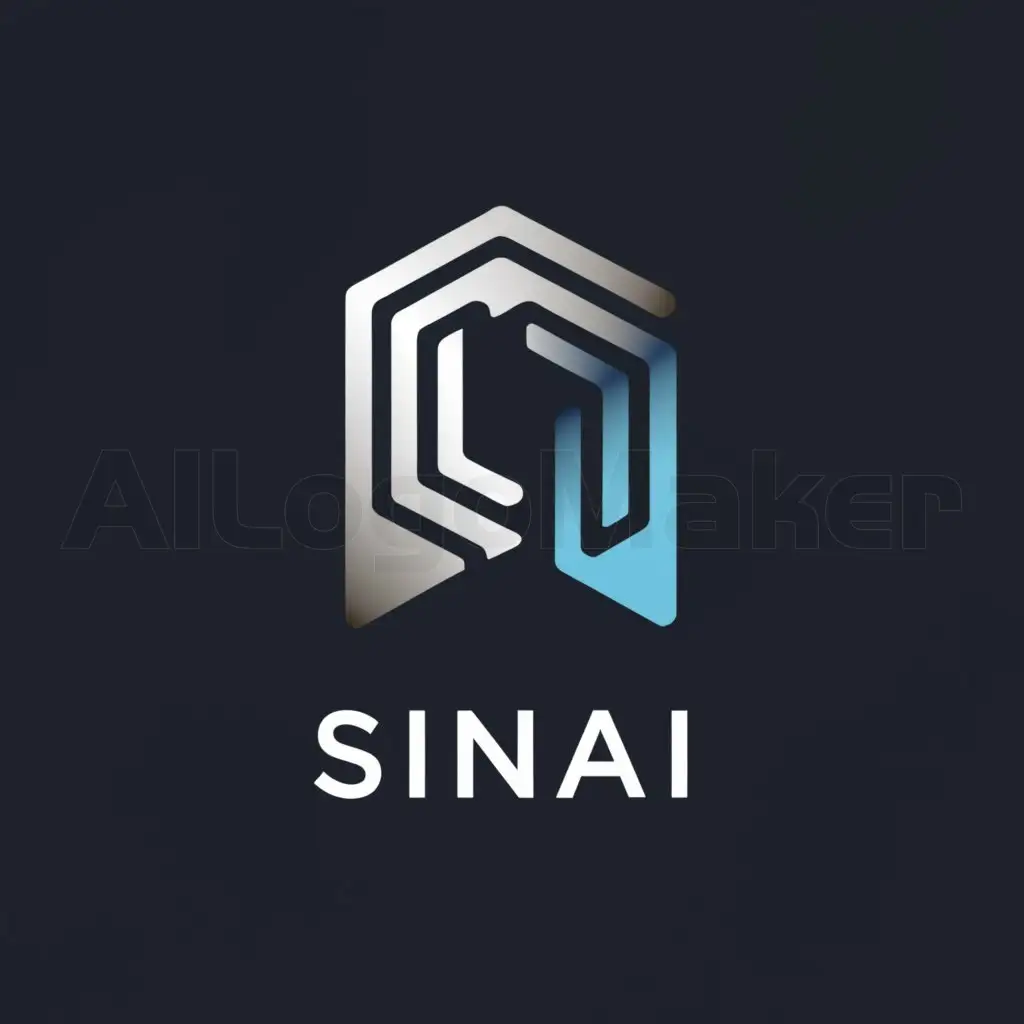 a logo design,with the text "Sinai", main symbol:glass aluminum, fabricator, sabcon and contractor,Moderate,clear background