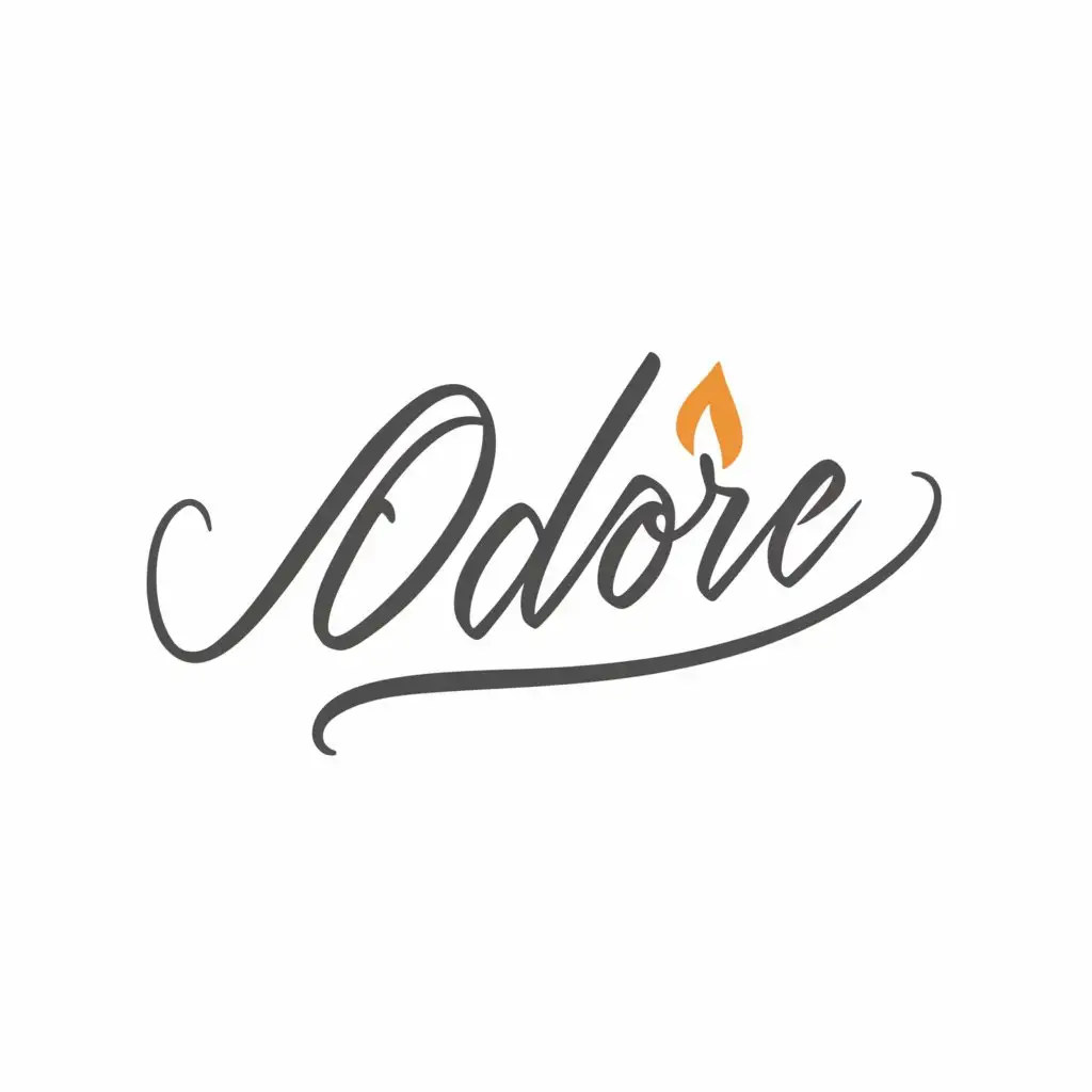a logo design,with the text "Odore", main symbol:Candle,Moderate,be used in Beauty Spa industry,clear background