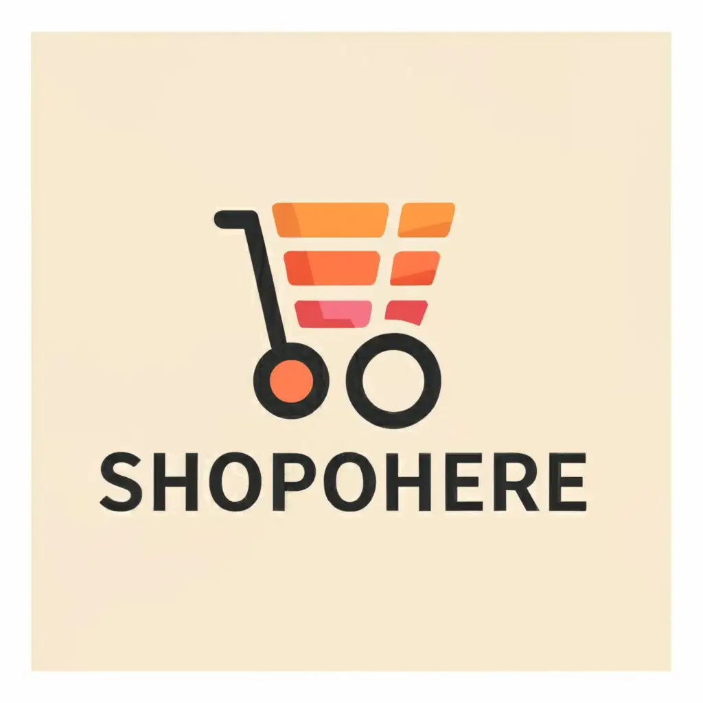 a logo design,with the text "shopohere", main symbol:shop,Moderate,clear background
