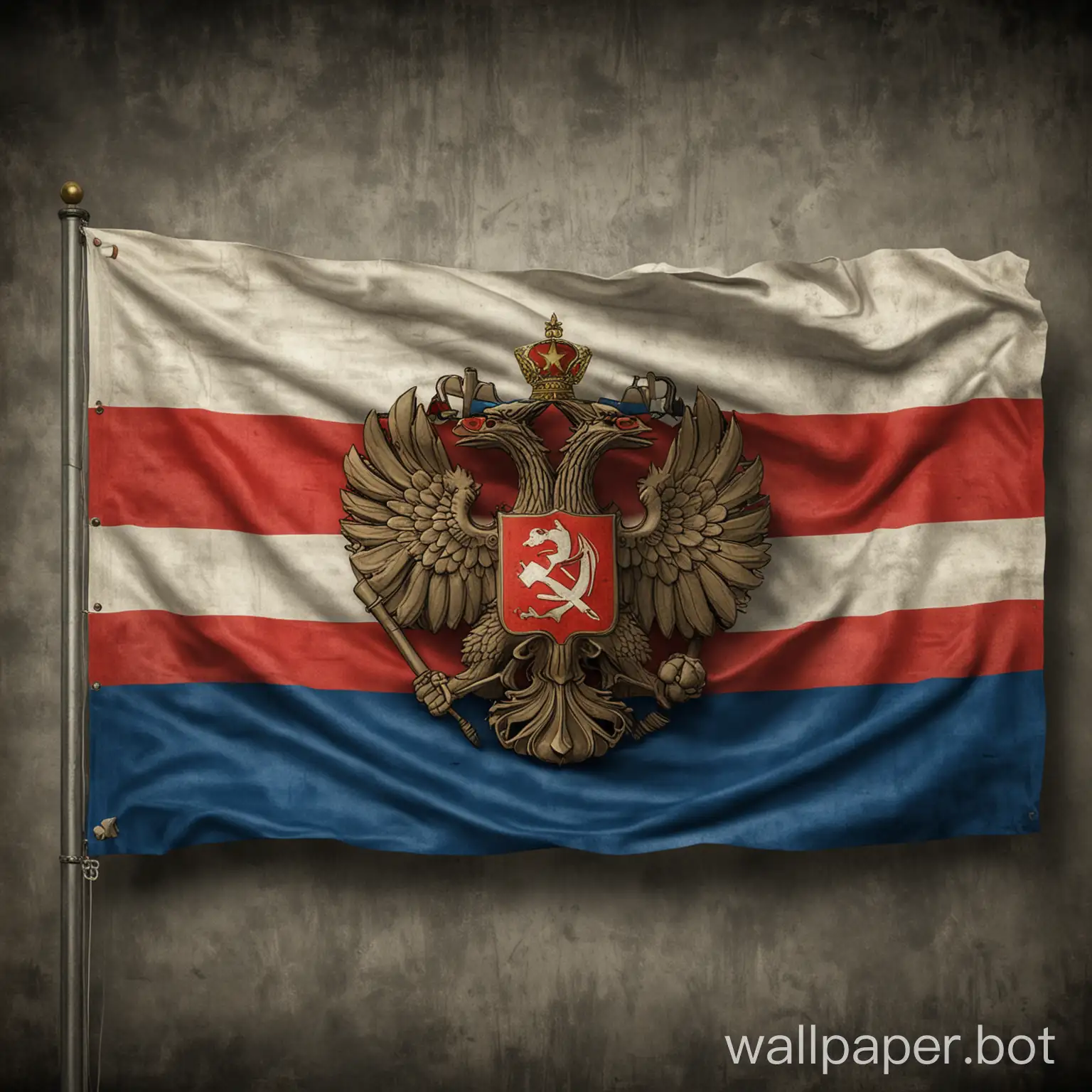 Тоталитарных флаг России 