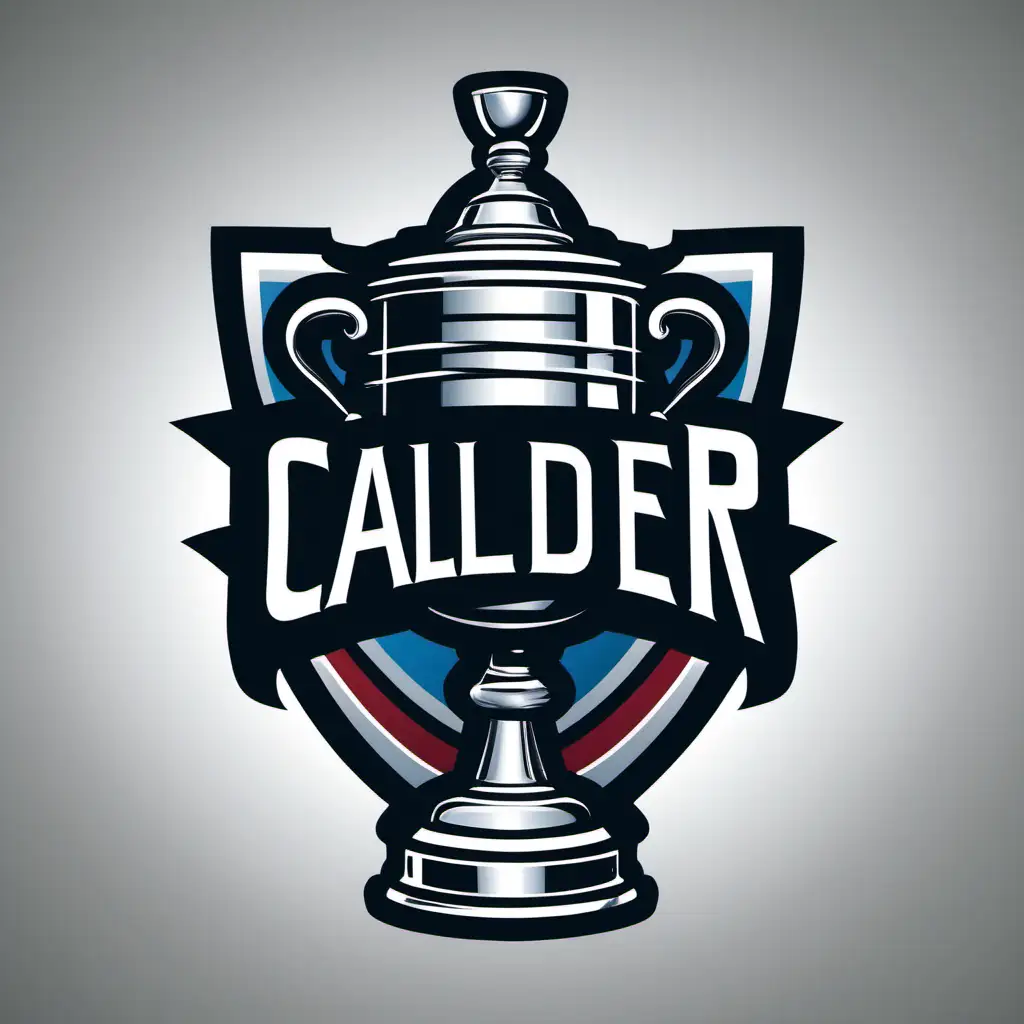 Dynamic Calder Cup Logo Vector Illustration