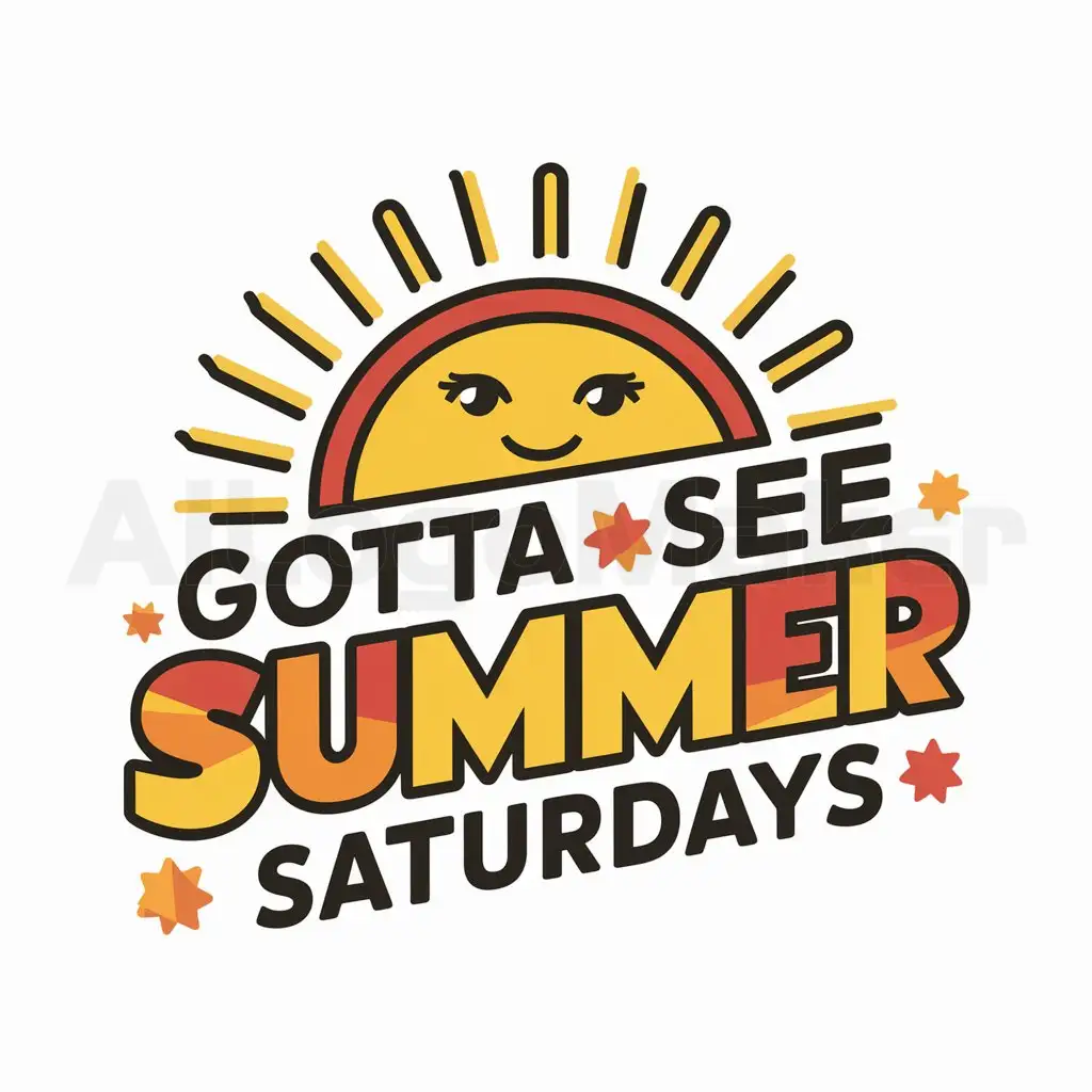 a logo design,with the text "Gotta See Summer Saturdays", main symbol:Summer edition,Moderate,be used in Events industry,clear background