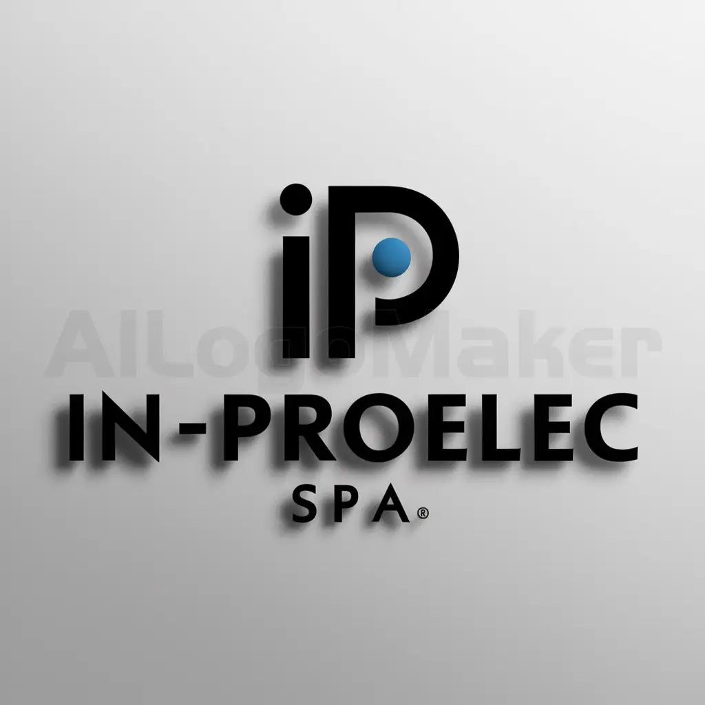 a logo design,with the text "IN-PROELEC SPA", main symbol:IN-PROELEC SPA,Moderate,clear background