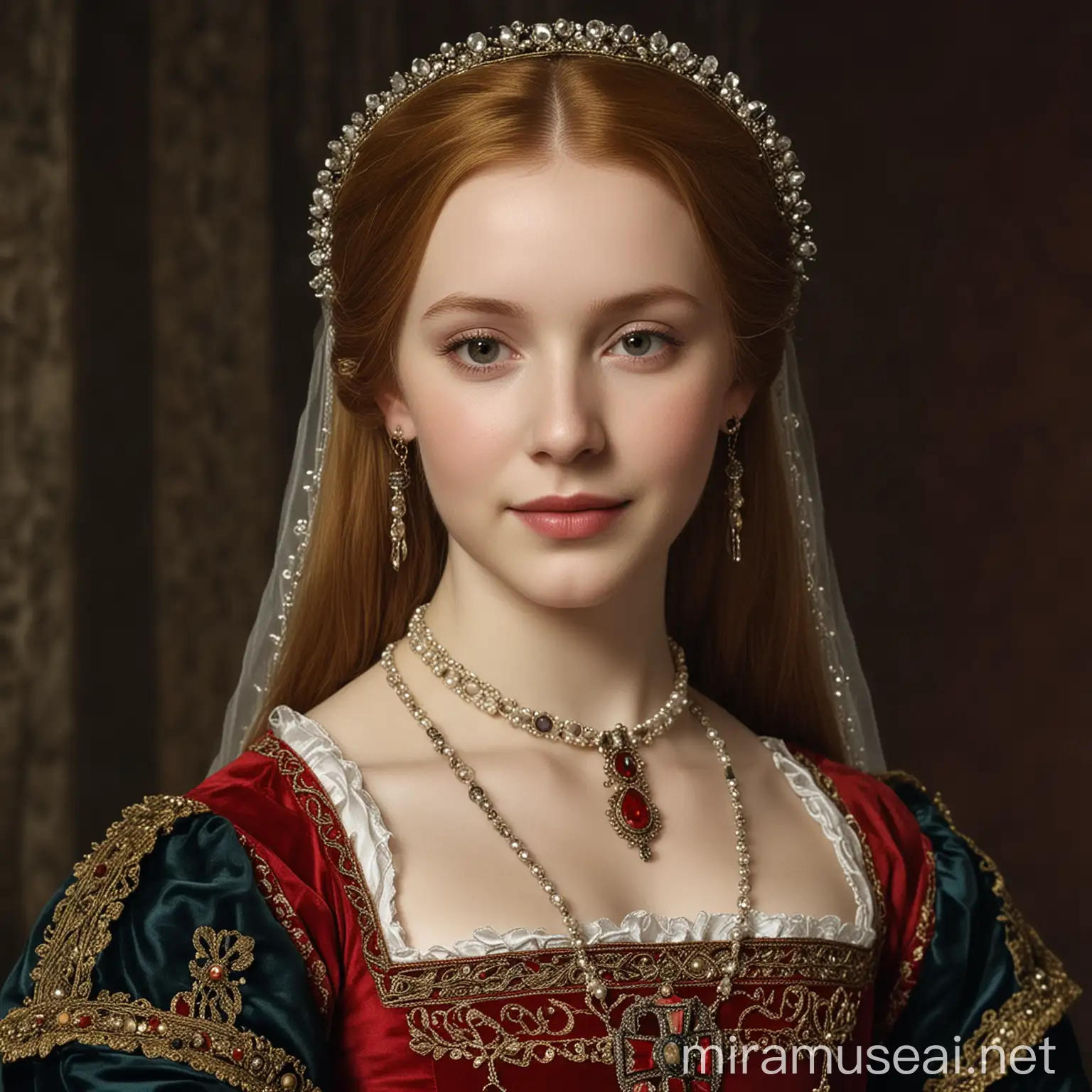 Portrait of Young Katherine Howard Tudor Queen