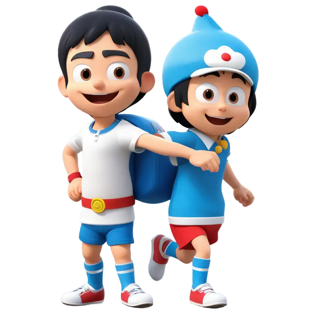 Nobita and Doraemon PNG Image Exploring the Timeless Friendship in High