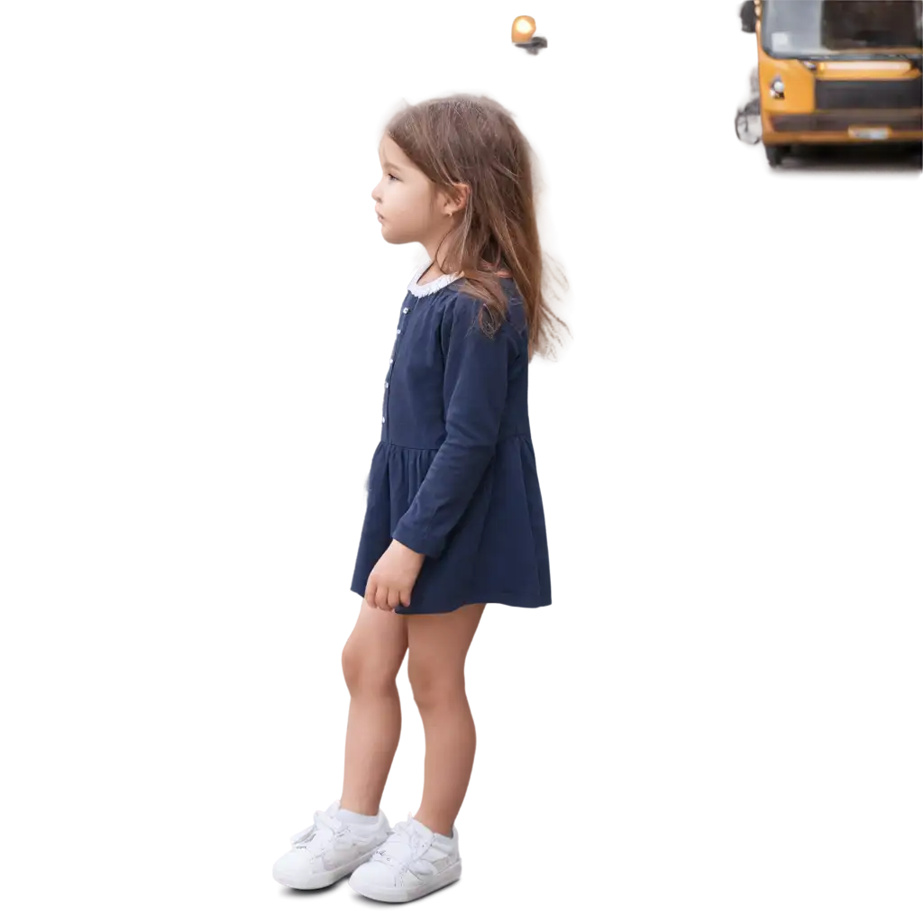 Adorable-Baby-Girl-Waiting-for-the-Bus-Captivating-PNG-Image