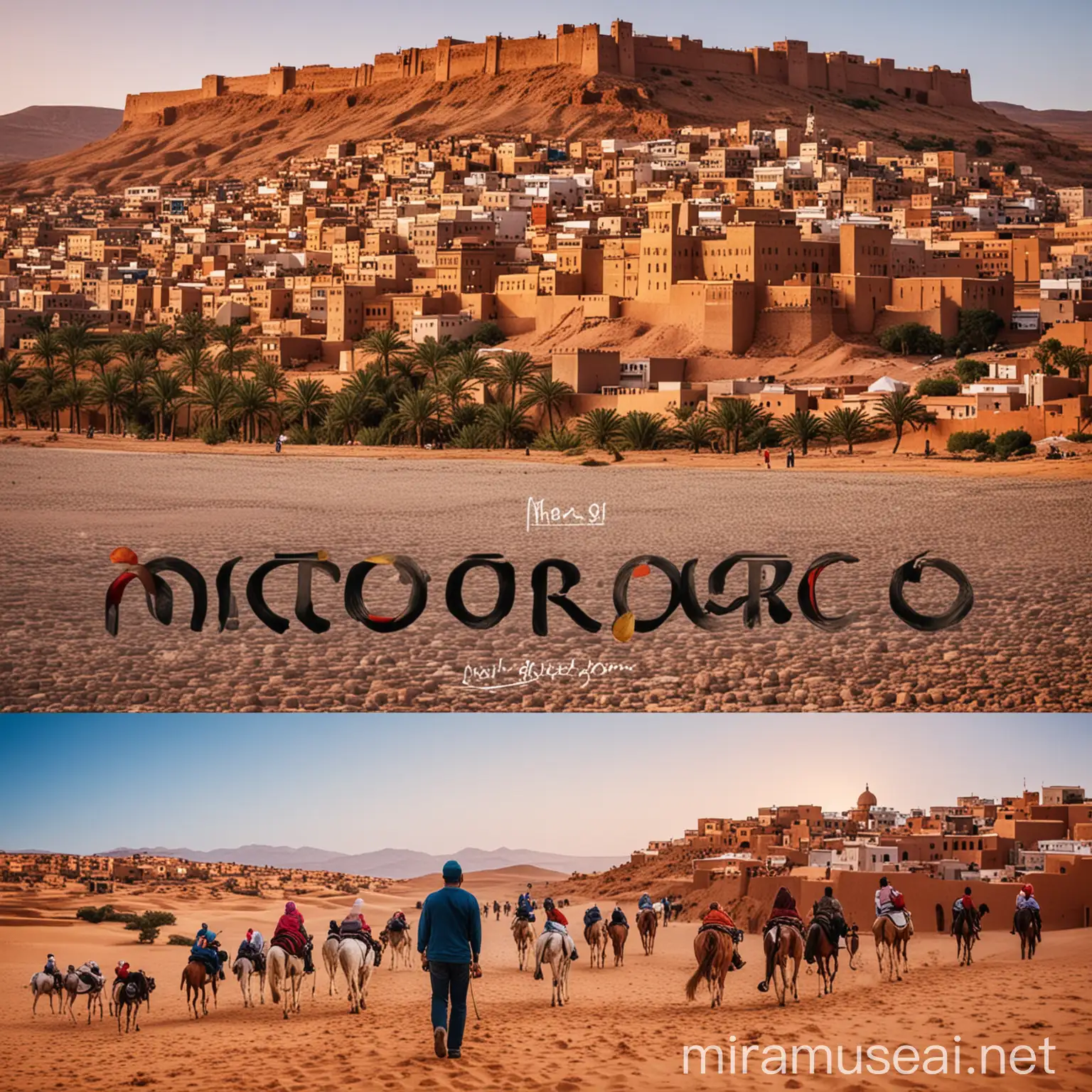 me generer une image pour promouvoir le tourisme au maroc