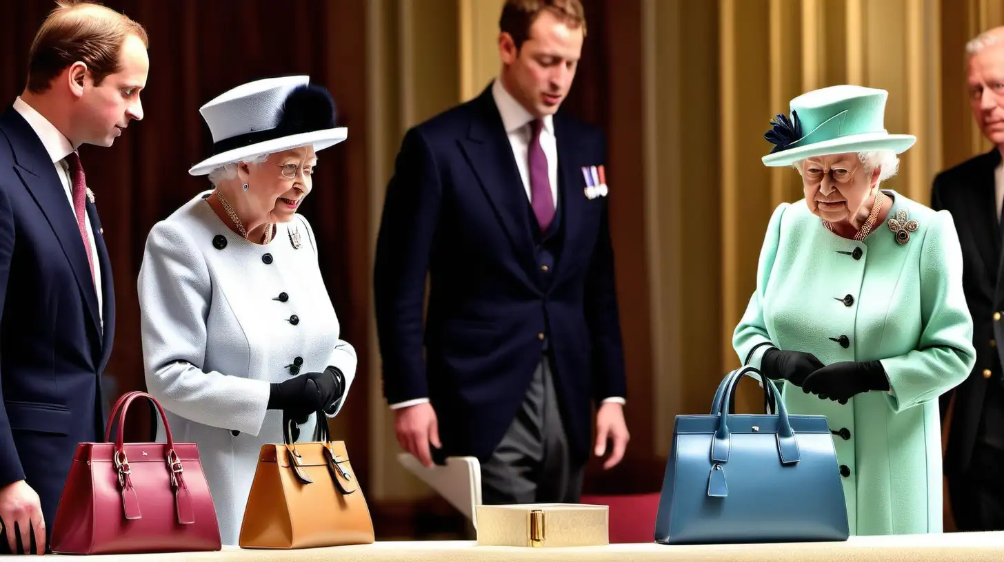 The British Royal Family. The Queen's iconic handbags aren't just fashion statements.  They're a discreet way to carry essentials and even send secret signals to staff.  A bag placed on the table during an audience signifies she's ready to wrap things up.
