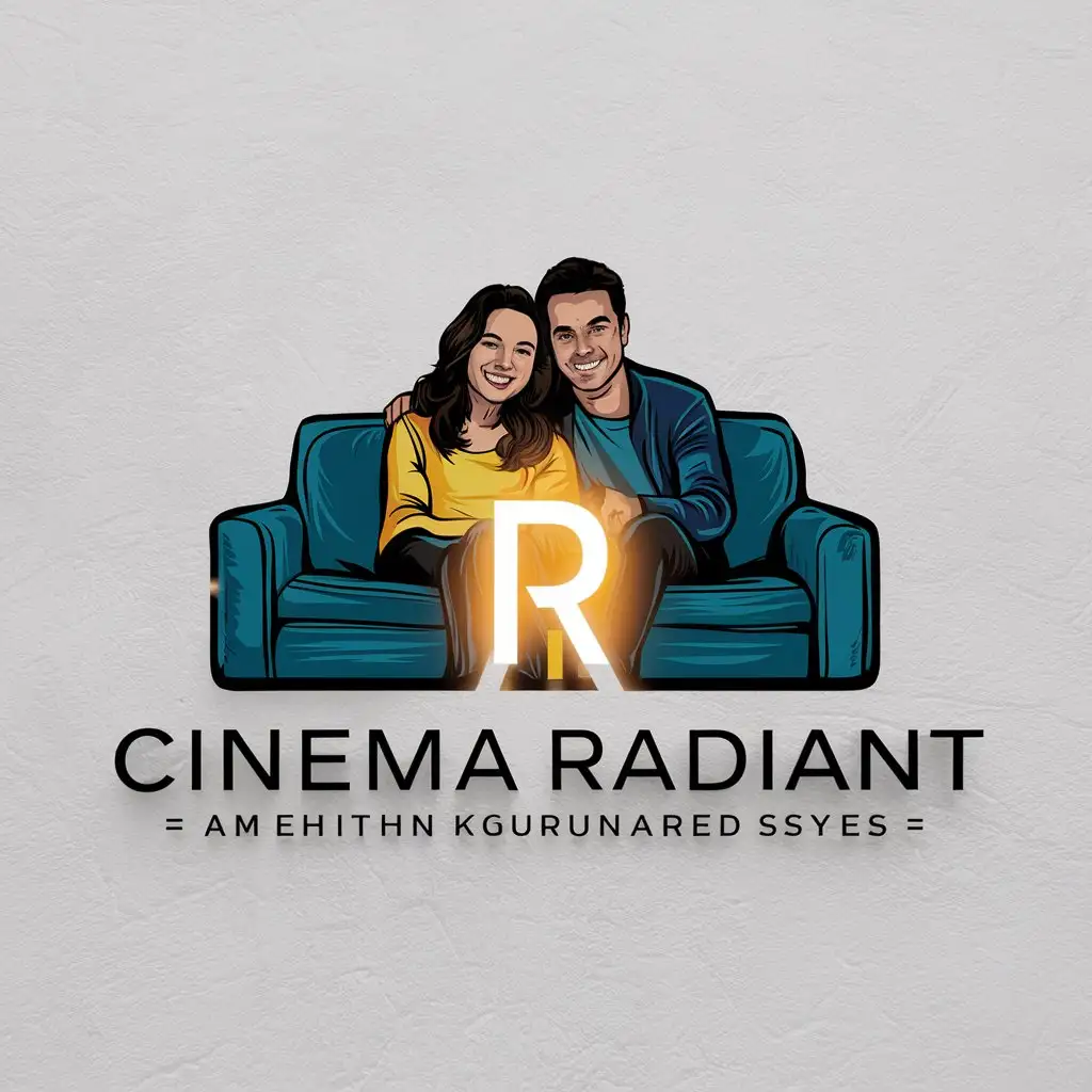 Cinema-Radiant-Logo-Couple-Enjoying-Movie-Night-on-Sofa