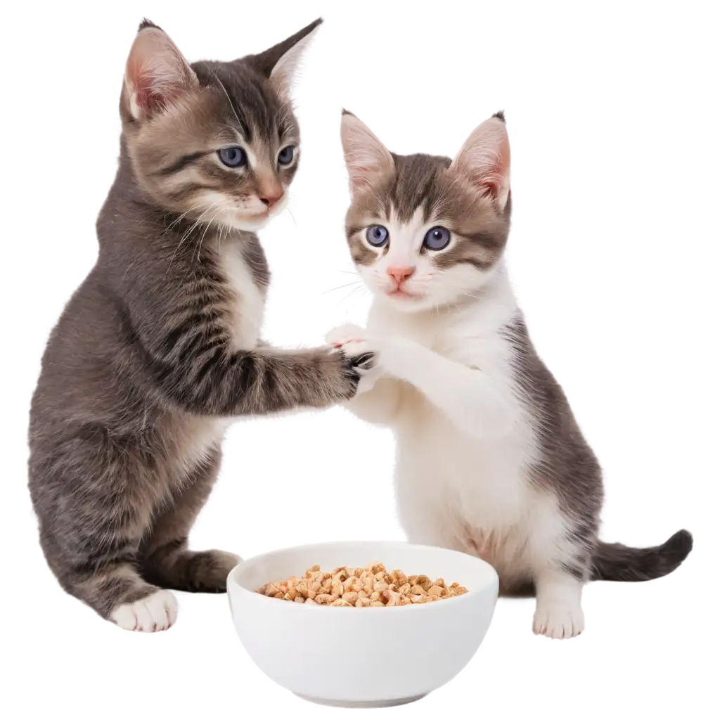 Feeding-Milk-Kitten-Heartwarming-PNG-Image-of-a-Cat-Being-Nourished