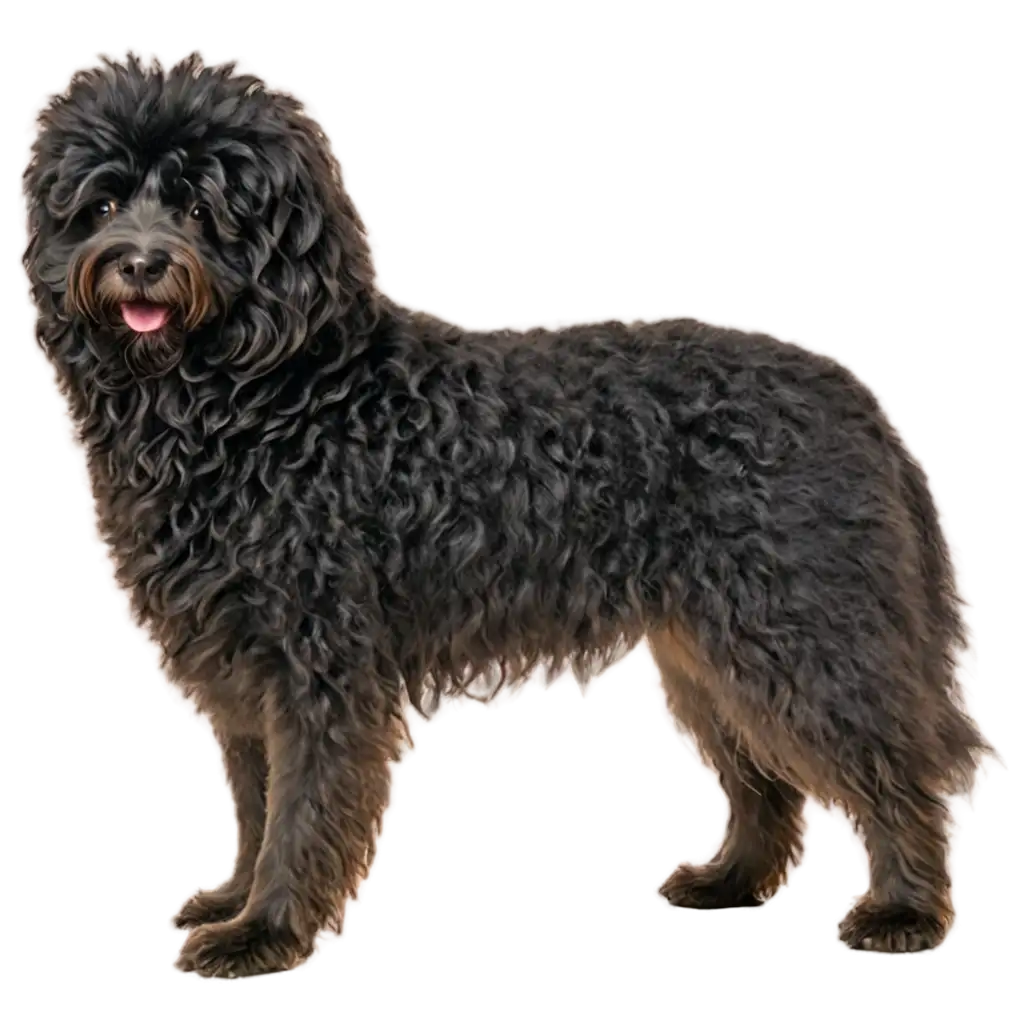 Exquisite-Puli-Dog-PNG-Image-Capturing-the-Charm-and-Fluffiness-in-HighQuality-Detail