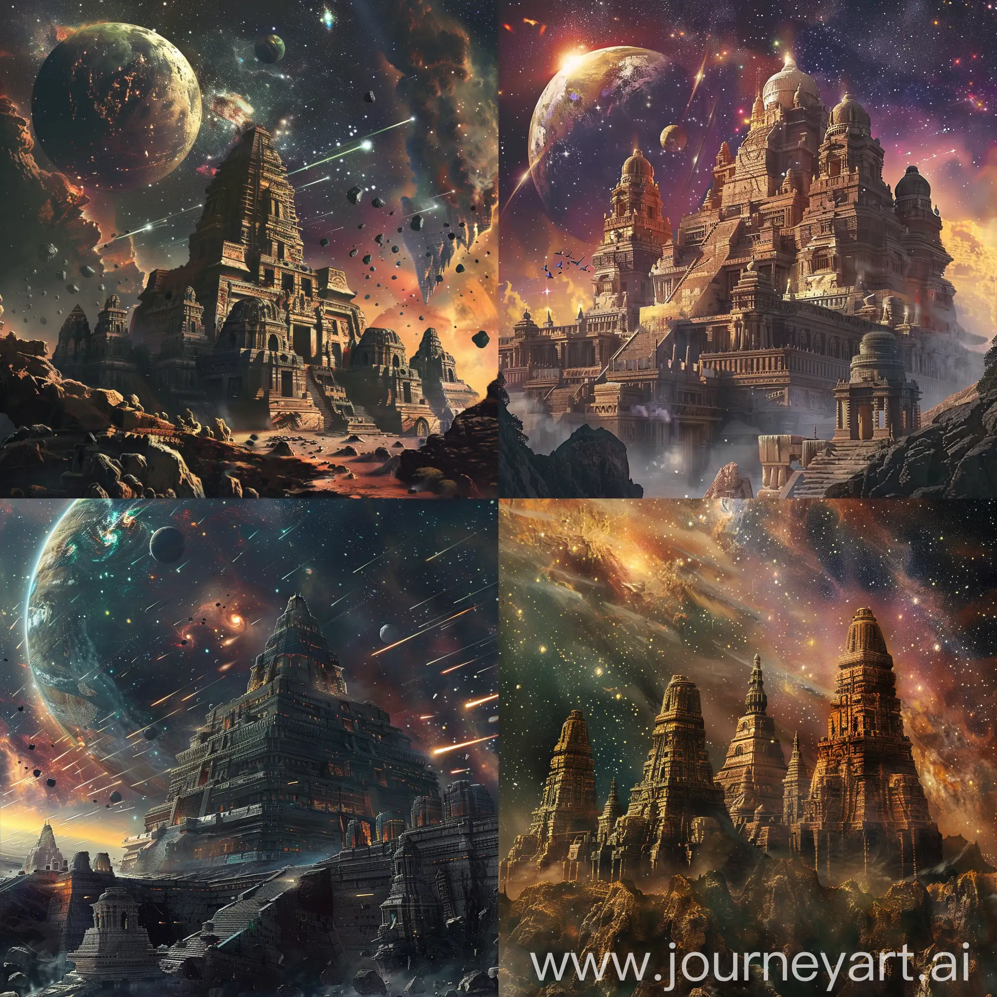 ancient temples in space