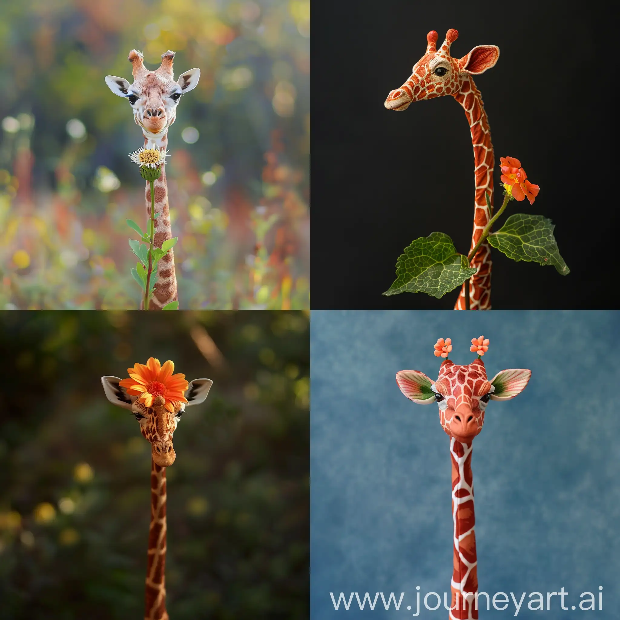 GiraffeInspired-Flower-Whimsical-Bloom-with-GiraffeLike-Features