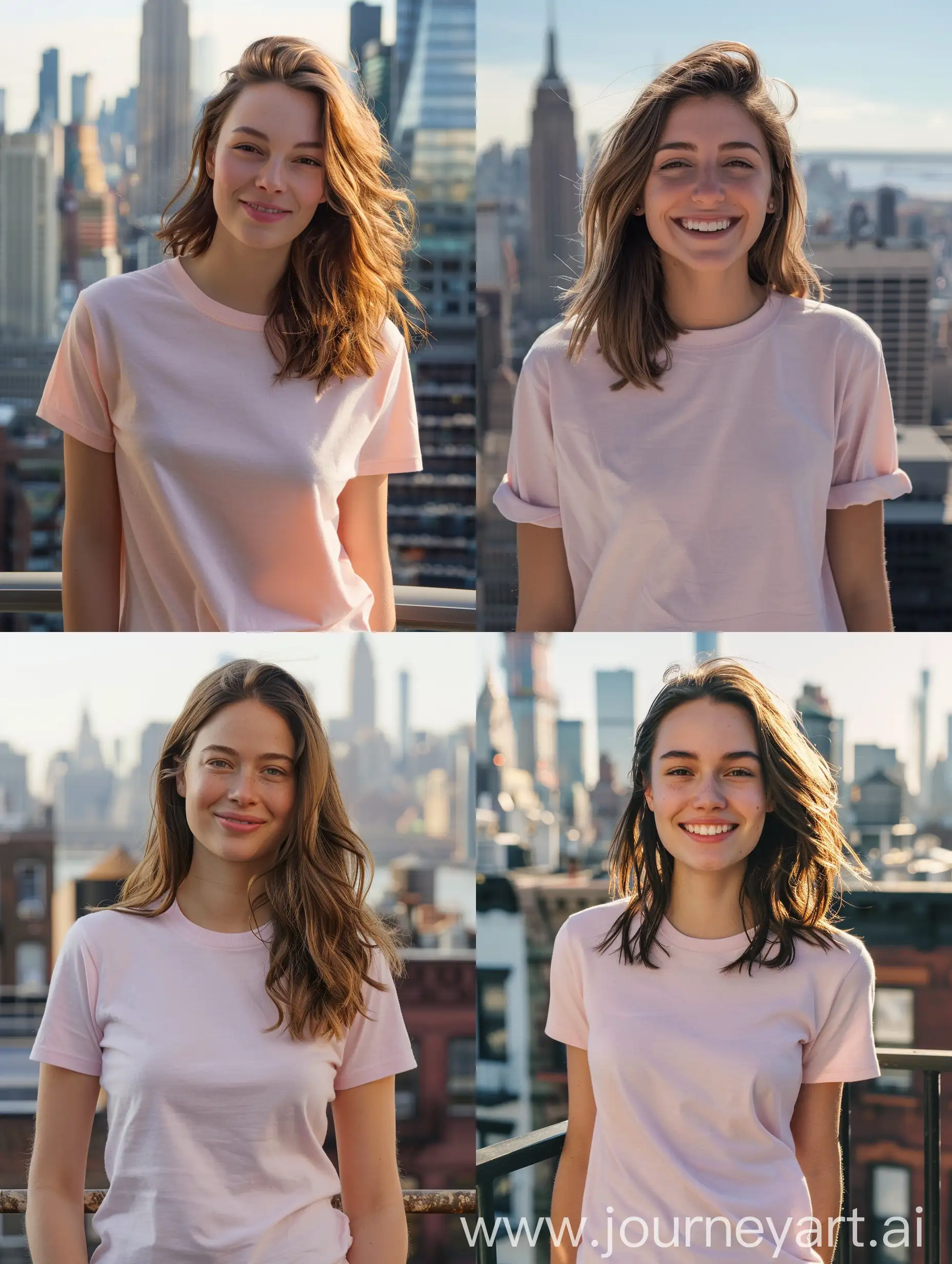 Young-Woman-Smiling-in-New-York-City-with-ShoulderLength-Brown-Hair