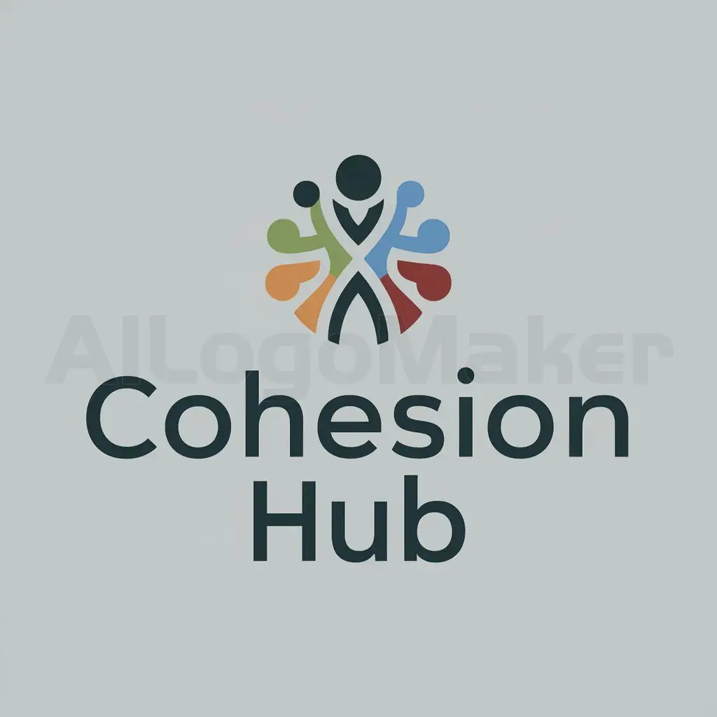 a logo design,with the text "Cohesion Hub", main symbol:a company who specialises in diversity and inclusion,Moderate,clear background