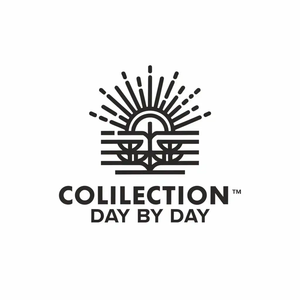 a logo design,with the text "collection growing day by day", main symbol:dawn,Moderado,clear background