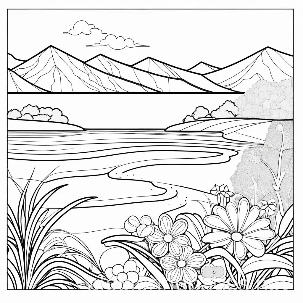 Create a coloring page with the alphabet in english and spanish , Coloring Page, black and white, line art, white background, Simplicity, Ample White Space. The background of the coloring page is plain white to make it easy for young children to color within the lines. The outlines of all the subjects are easy to distinguish, making it simple for kids to color without too much difficulty