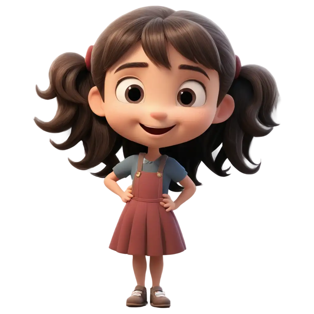 Adorable-Small-Cute-Girl-Cartoon-PNG-Enhance-Your-Designs-with-Charming-Illustrations
