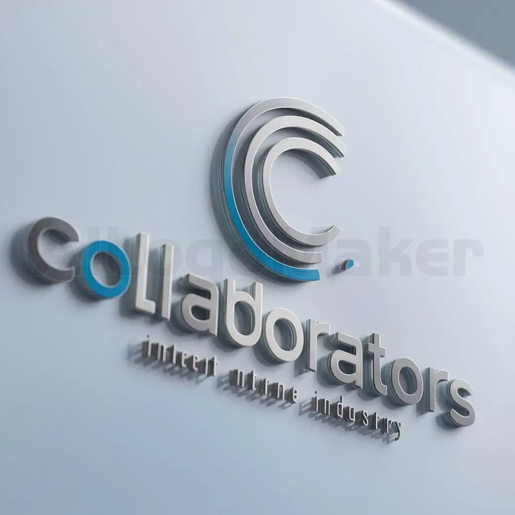 a logo design,with the text "Collaborators", main symbol:C,Moderate,be used in Internet industry,clear background