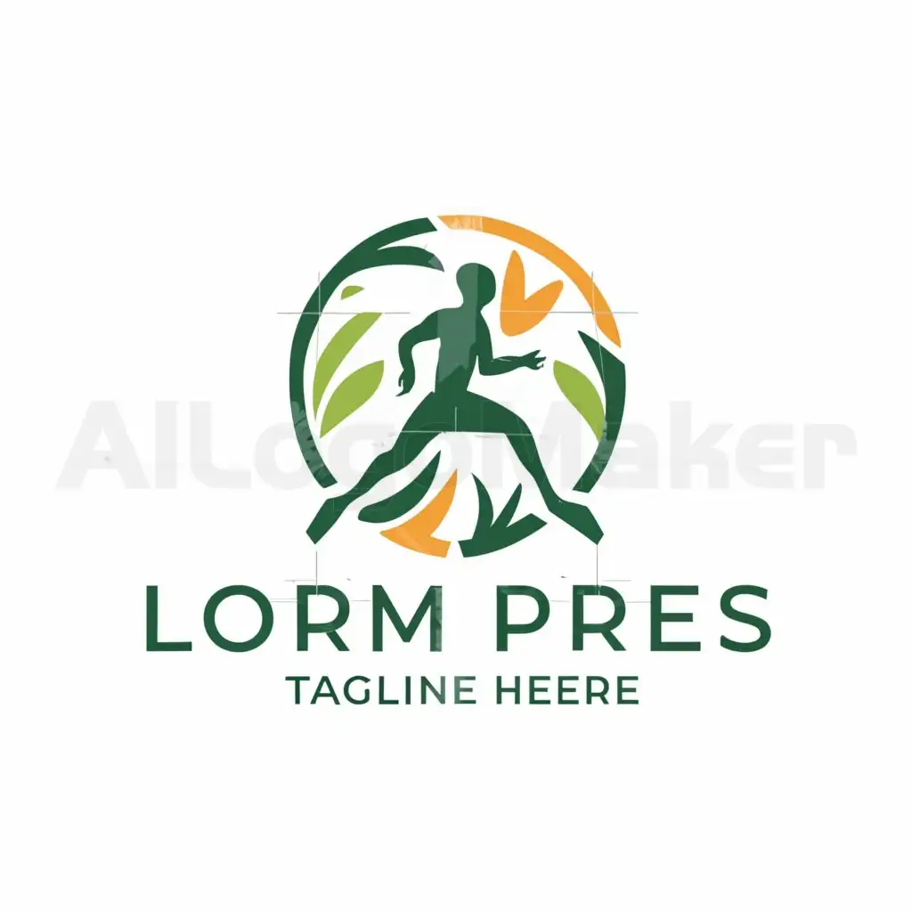 a logo design,with the text "Design a simple logo, combining letters, natural elements, and human figures to highlight the characteristics of outdoor sports, as well as the application of social elements. Choose a clear and concise font and lines to ensure that the logo is clearly visible in different sizes and backgrounds.", main symbol:Outdoor enthusiast,complex,be used in Sports Fitness industry,clear background