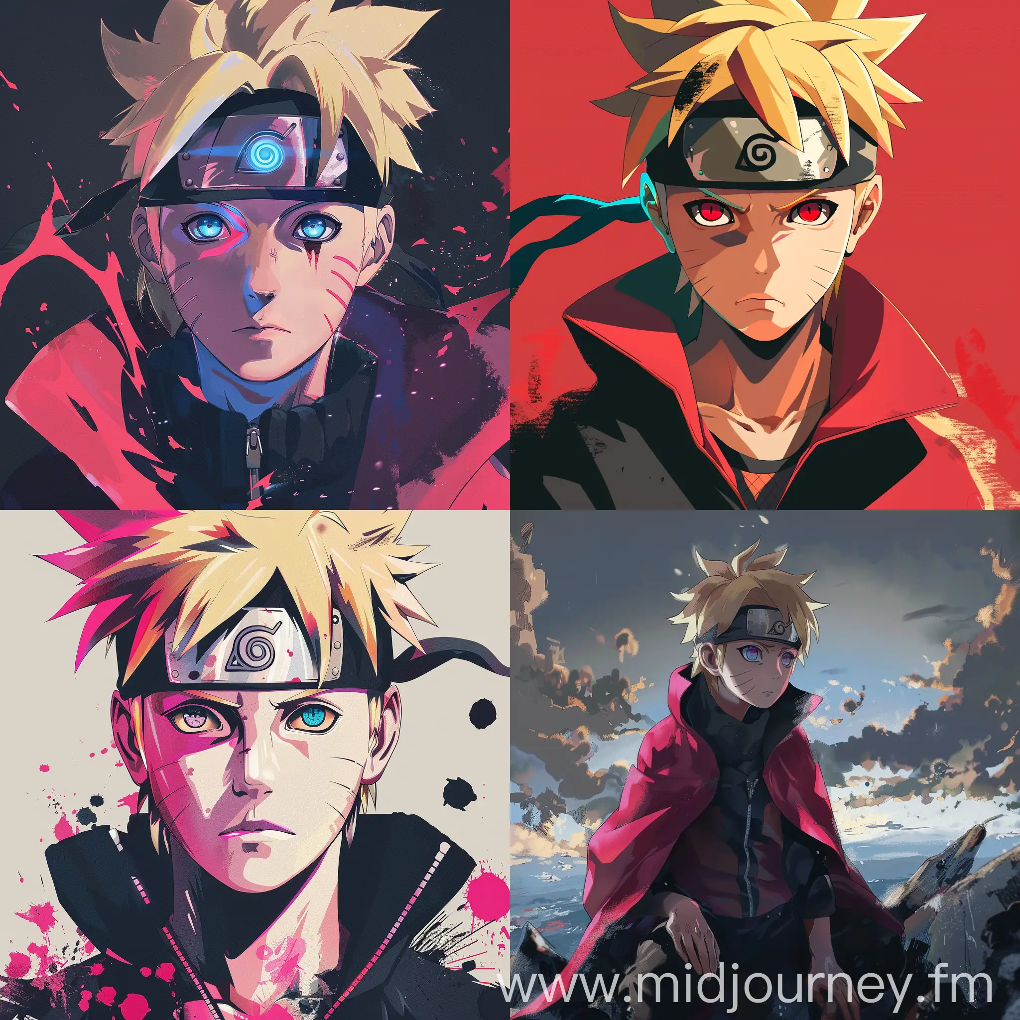 Boruto Anime Character Portrait | JourneyArt