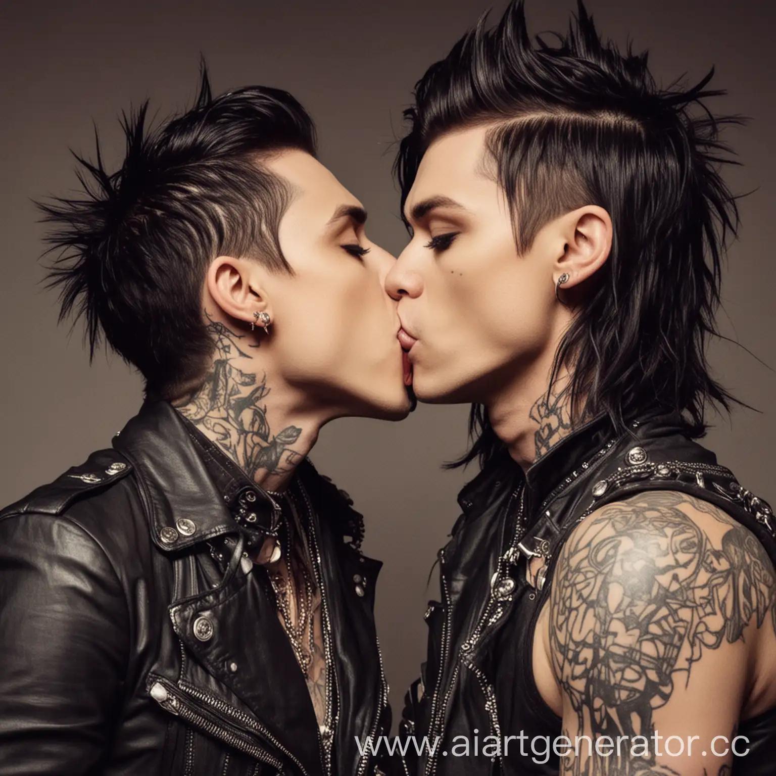 Andy-Biersack-Kissing-Tomo-from-Dadoram