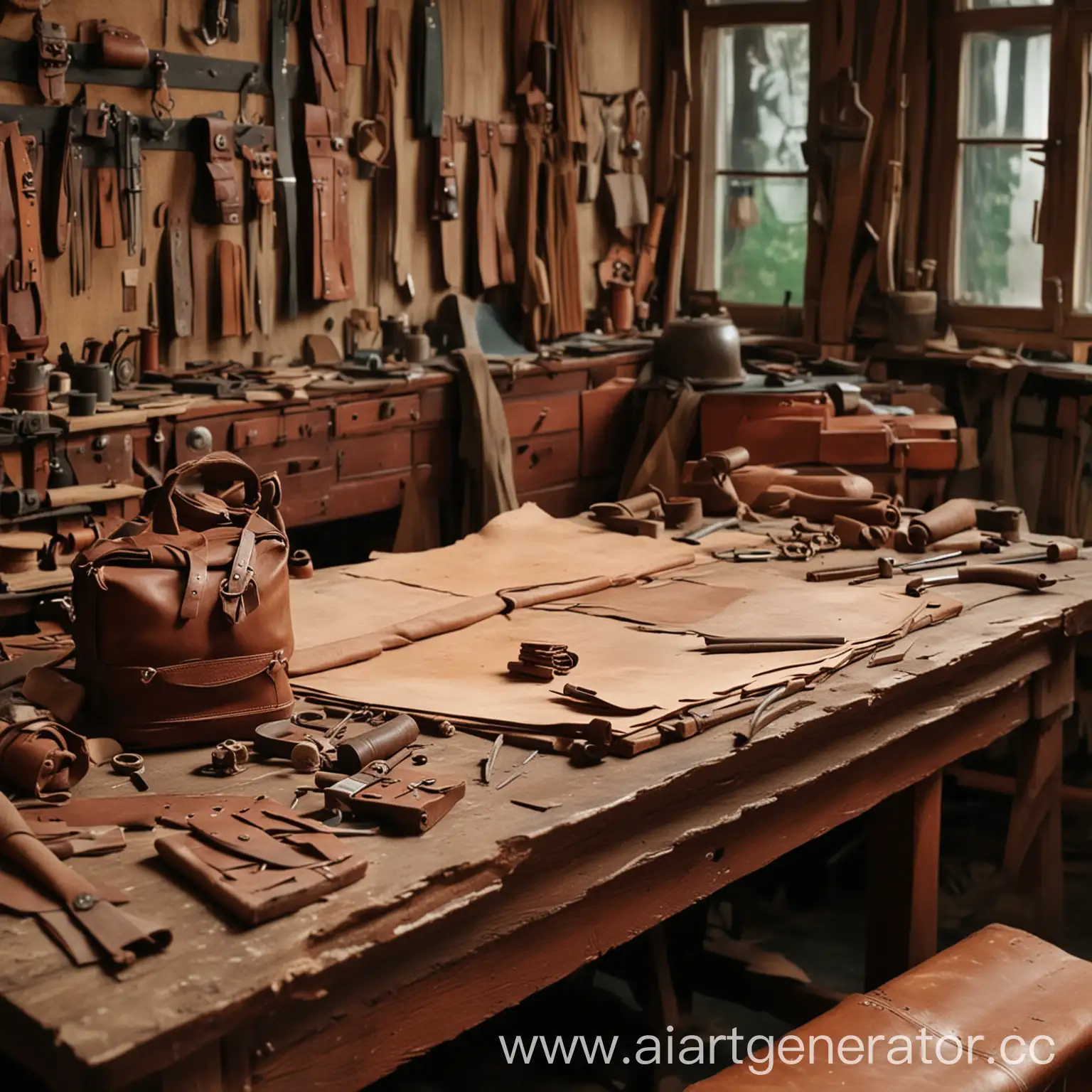 Leatherworkers-Workshop-Scene-Inspired-by-Soviet-Union-Animated-Films