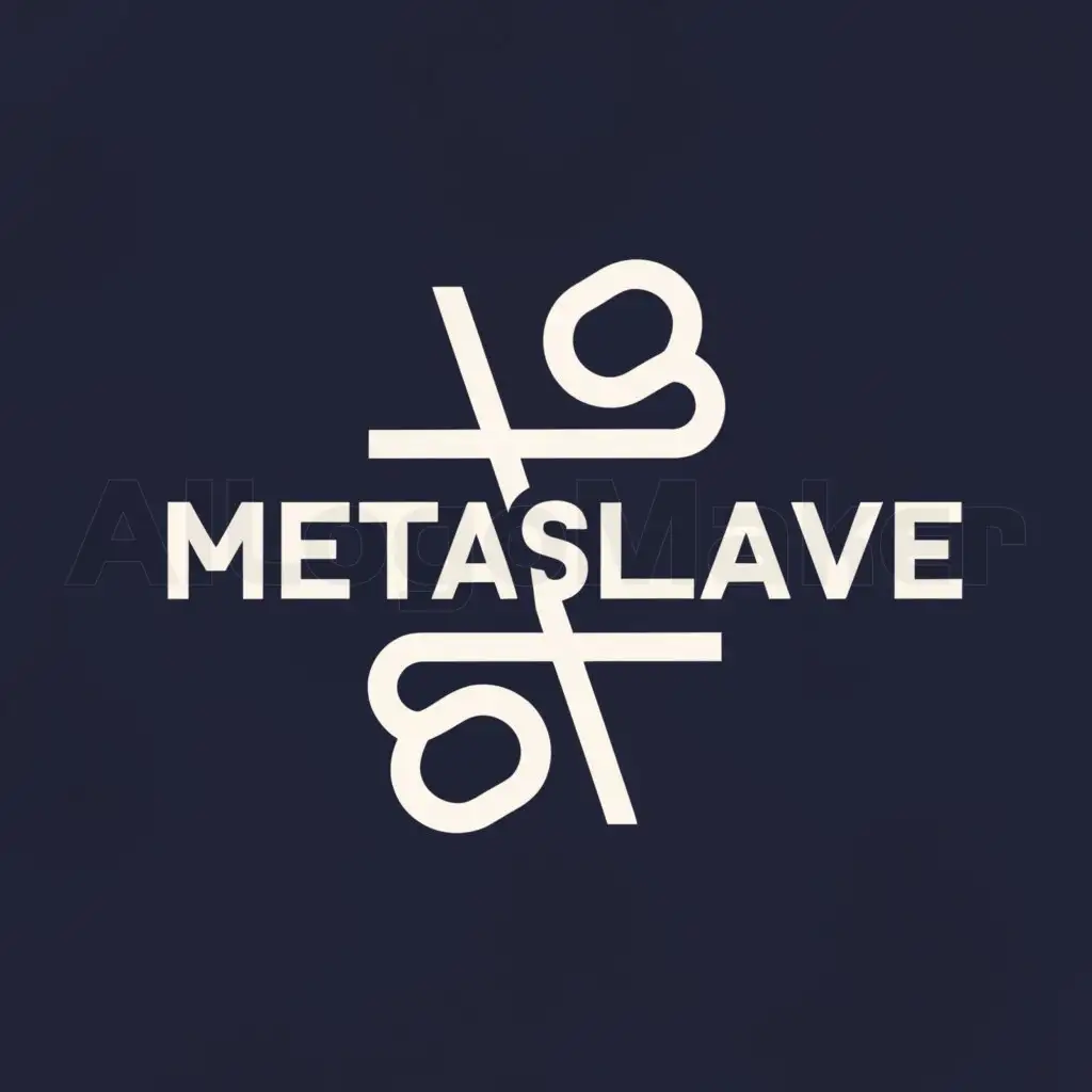 a logo design,with the text "MetaSlave", main symbol:Two letters M and S. White color on a blue background.,Moderate,be used in Travel industry,clear background