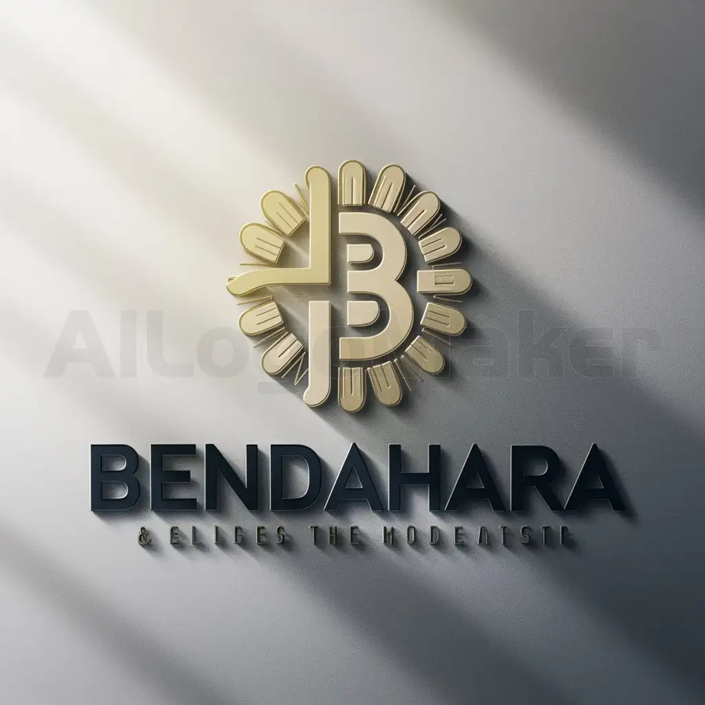 LOGO-Design-For-BENDAHARA-Modern-Typography-with-Money-Symbol-on-Clear-Background