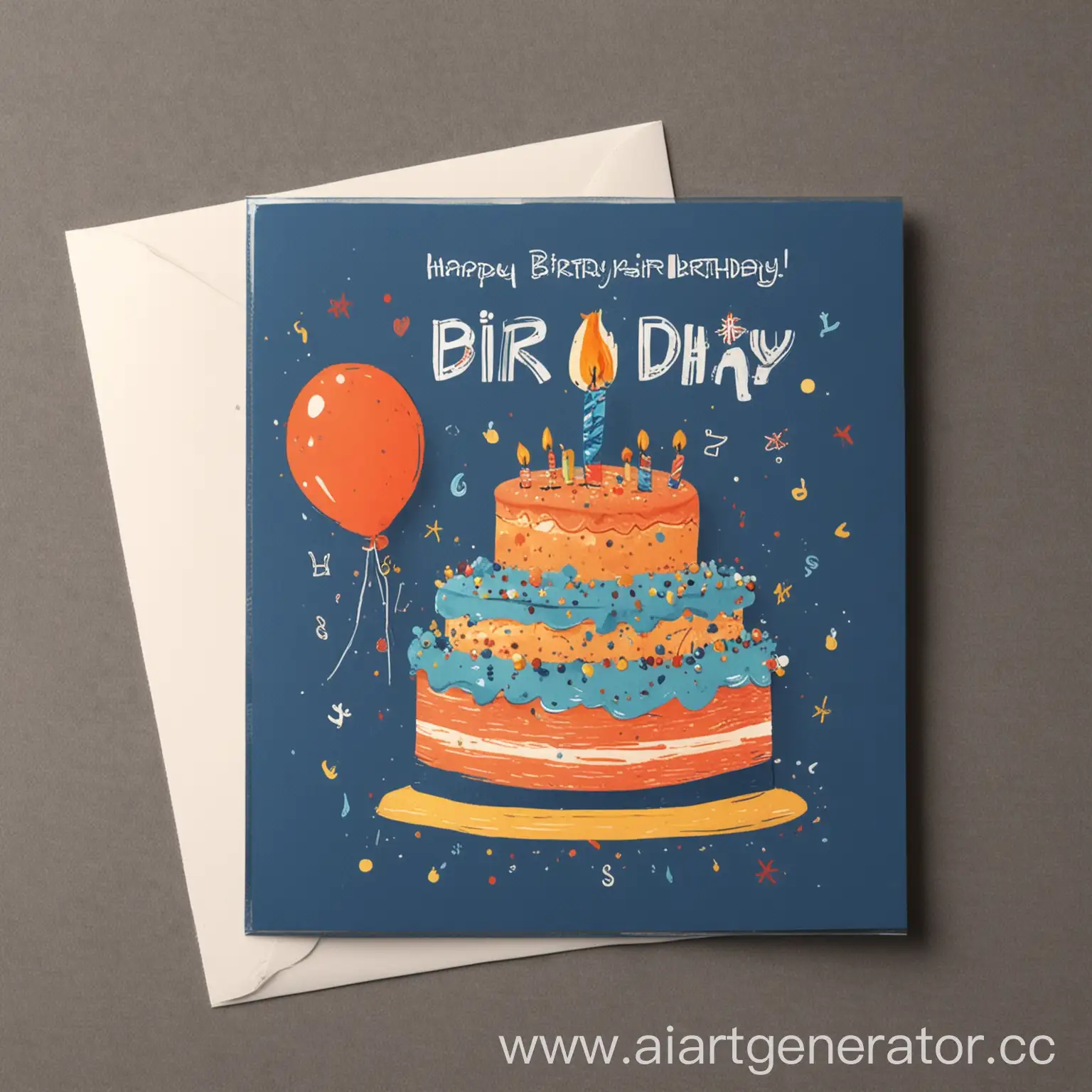 Happy-Birthday-Greeting-Card-for-Student-with-Vibrant-Balloons-and-Confetti