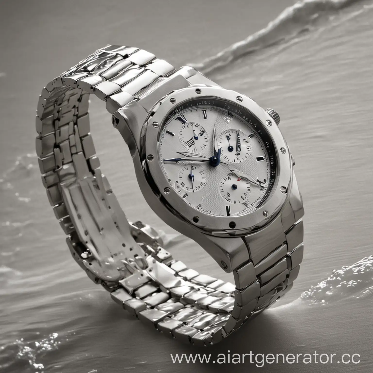 Transformation-of-Silver-Wrist-Watches-into-Vibrant-Energy-Waves