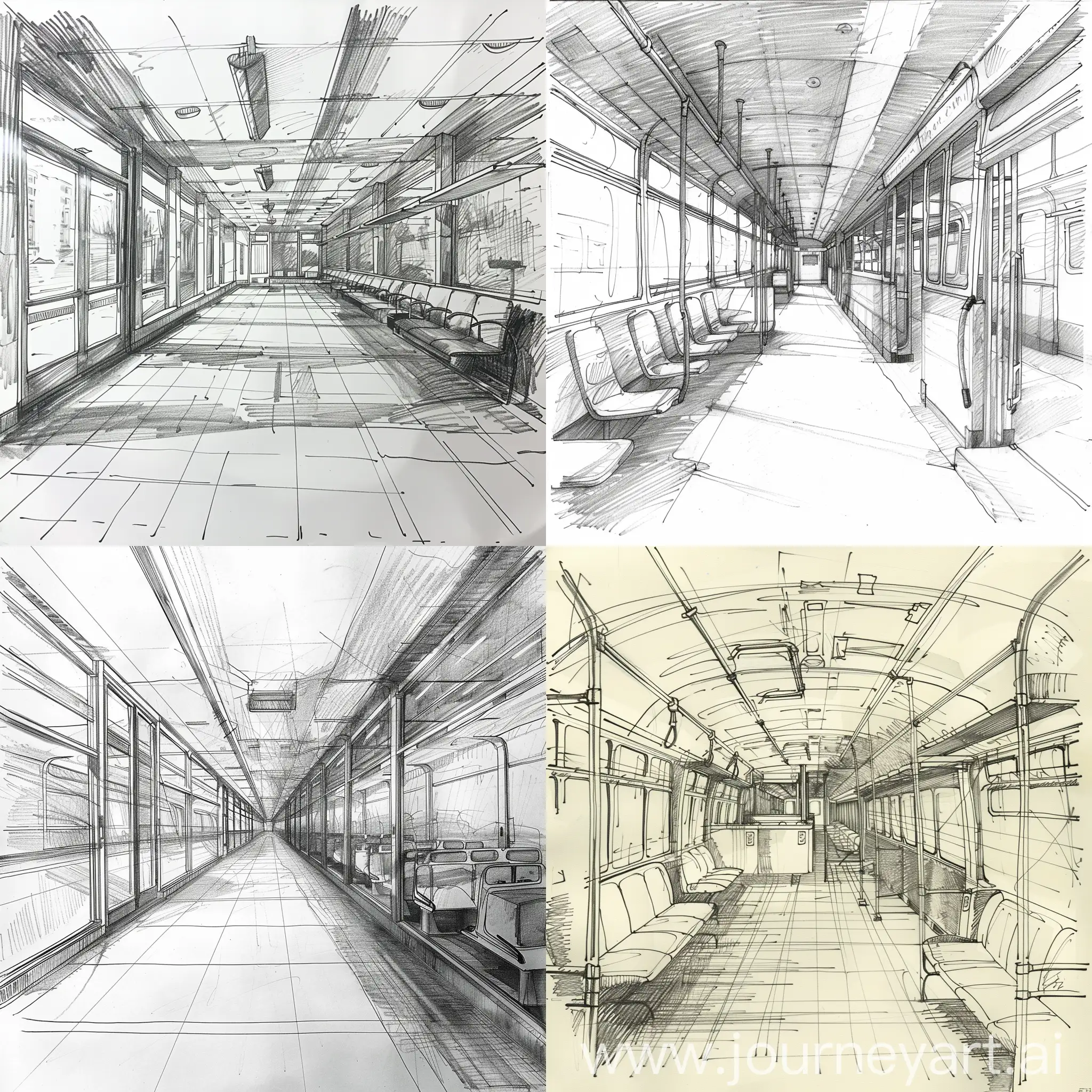 Interior-Perspective-View-Sketch-Drawing-of-Bus-Transportation-Lobby