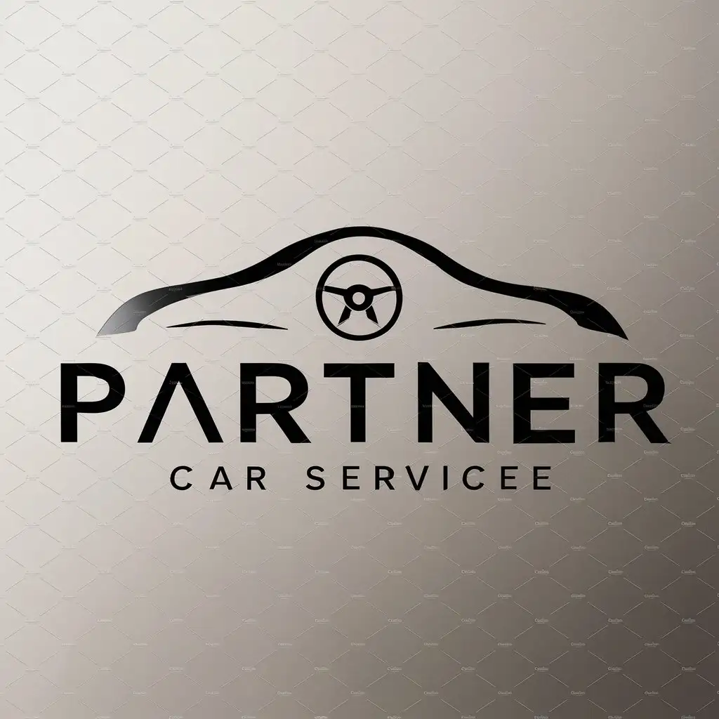 a logo design,with the text "partner", main symbol:car service,Moderate,be used in Automotive industry,clear background