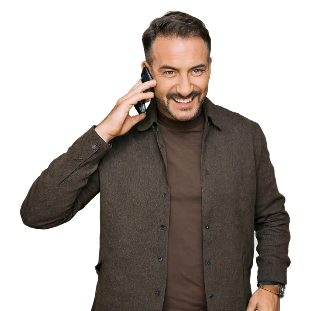 HighQuality-PNG-Image-A-Man-Engaged-in-a-Phone-Call