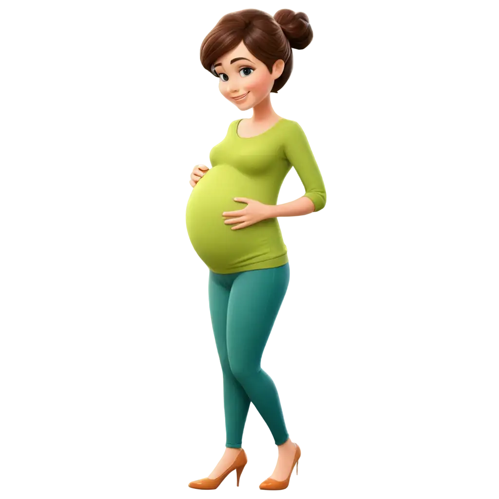 Cartoon-Pregnancy-with-Husband-PNG-Image-Heartwarming-Moments-in-Animated-Form