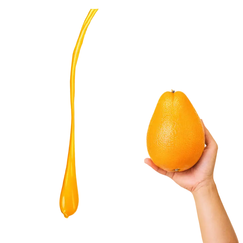 A-Drop-of-Orange-Juice-PNG-Image-Fresh-and-Vibrant-Illustration